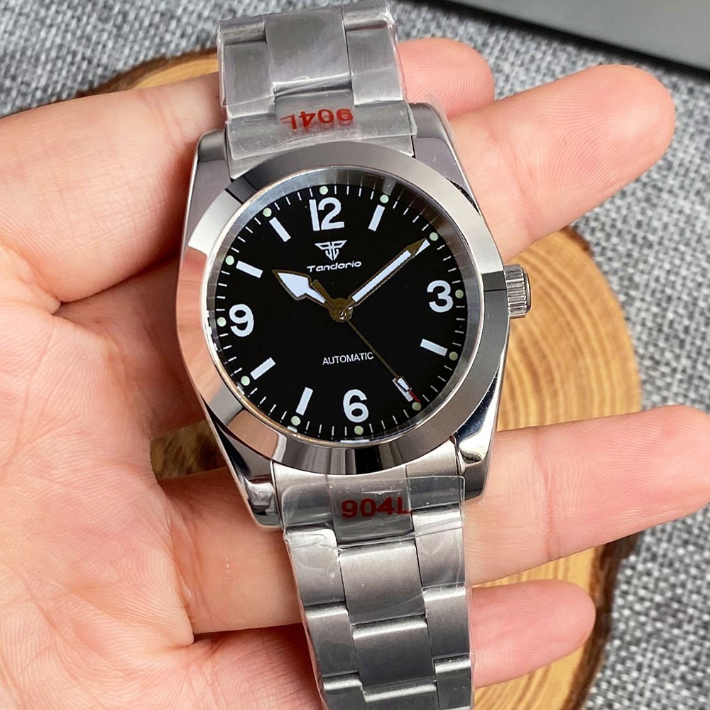 Tandorio 36mm/39mm Automatic Men Watch Glide Clasp NH35/Miyota 8215/2824 Movt