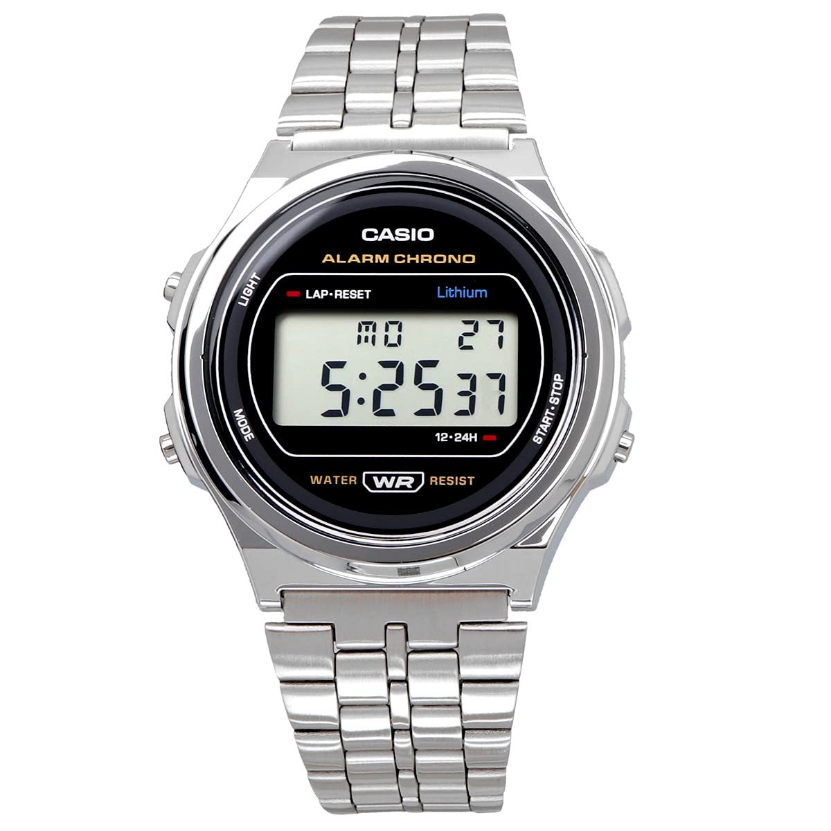 CASIO Standard Vintage Watch Unisex Classic Classic Digital Metal A171WE-1A