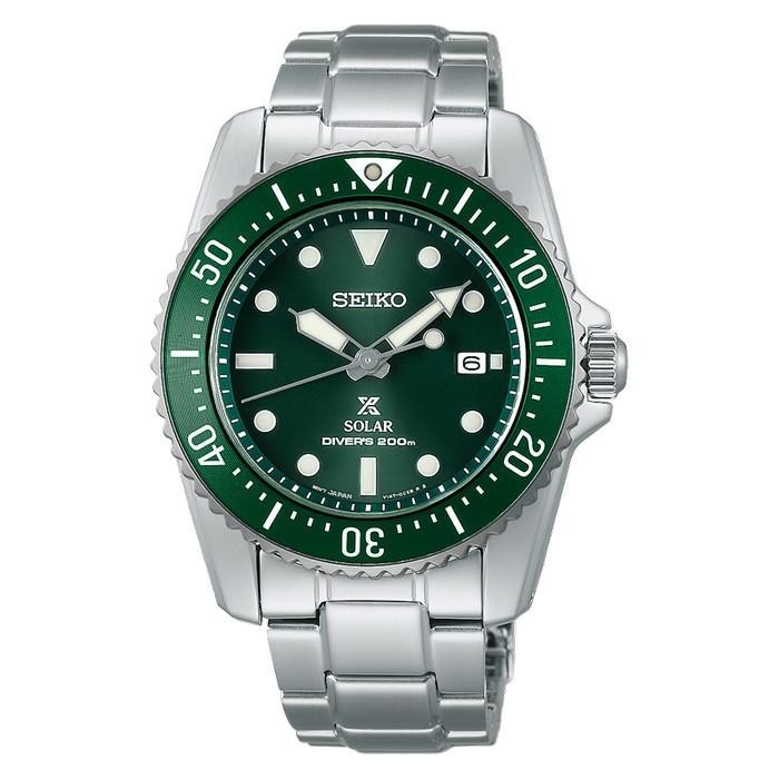 Seiko Prospex Sea SNE583P1 Green Hulk Diver Solar Stainless Steel Sapphire