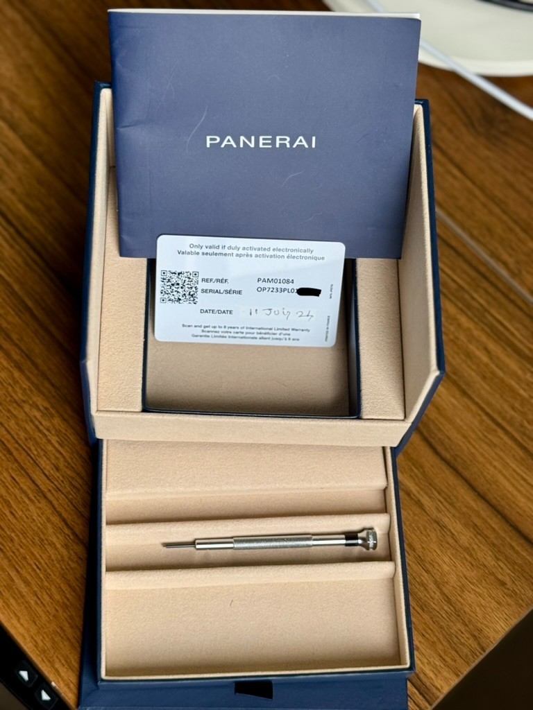 Paneri Luminor Logo PAM01084 2024 Black Dial