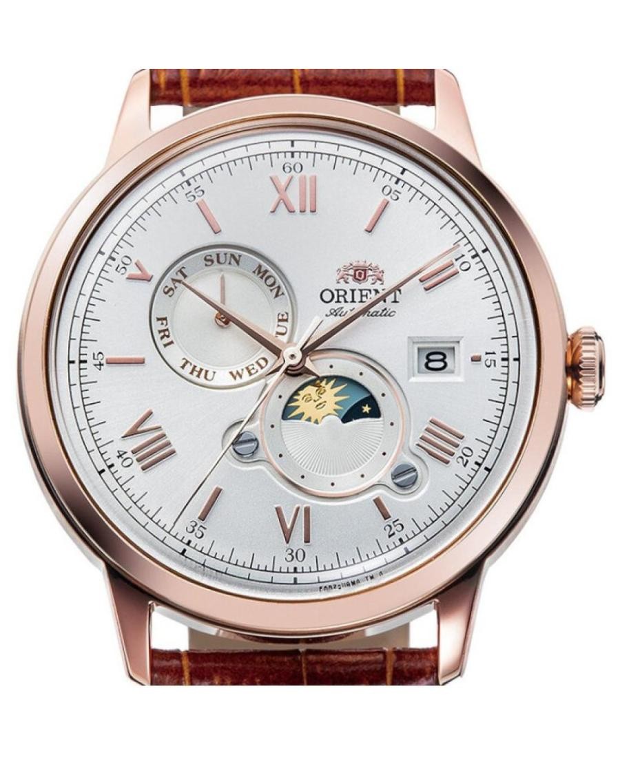 ORIENT Men Analog Automatic Casual Watch Classic Dress Silver Dial Waterproof Ja