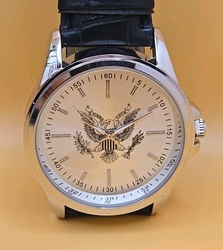 E Pluribus Unum Wristwatch, Featuring the Great Seal of the United States Emblem