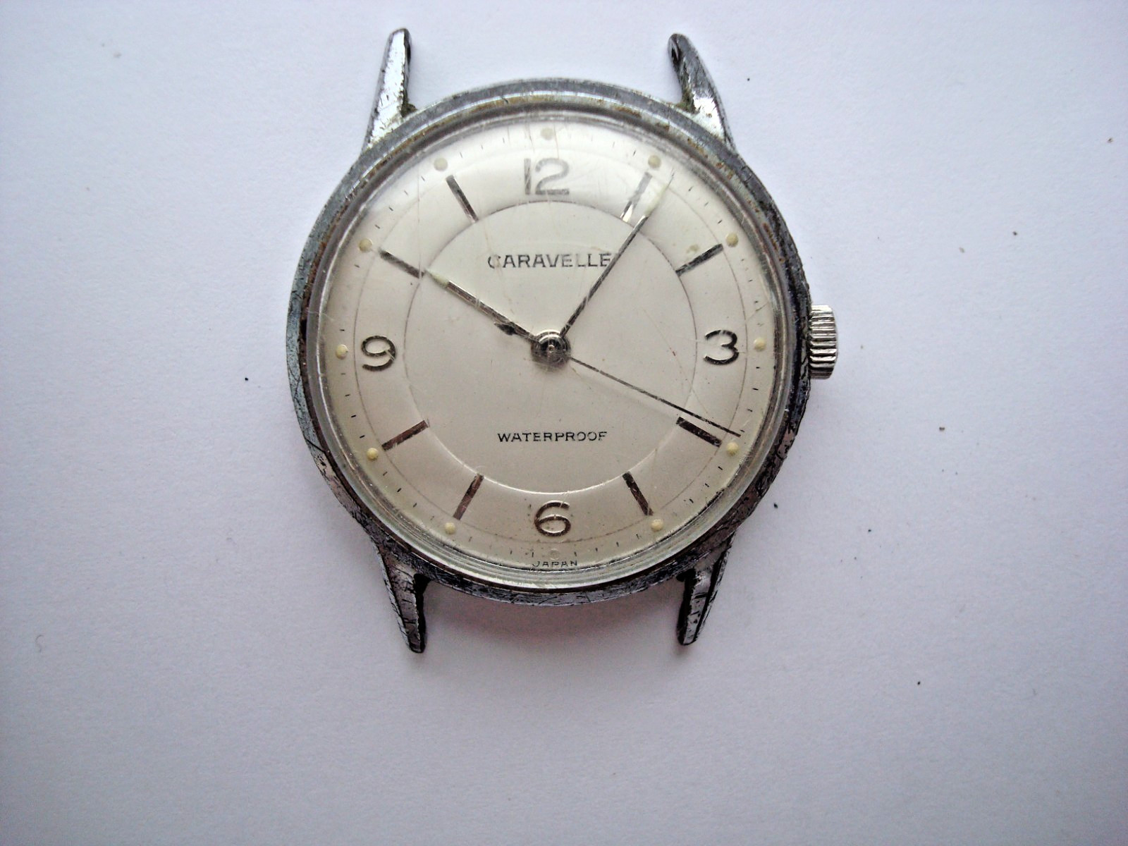 Vintage Caravelle M0 Mens Unisex Watch Manual Wind Up Waterproof Japan for Parts