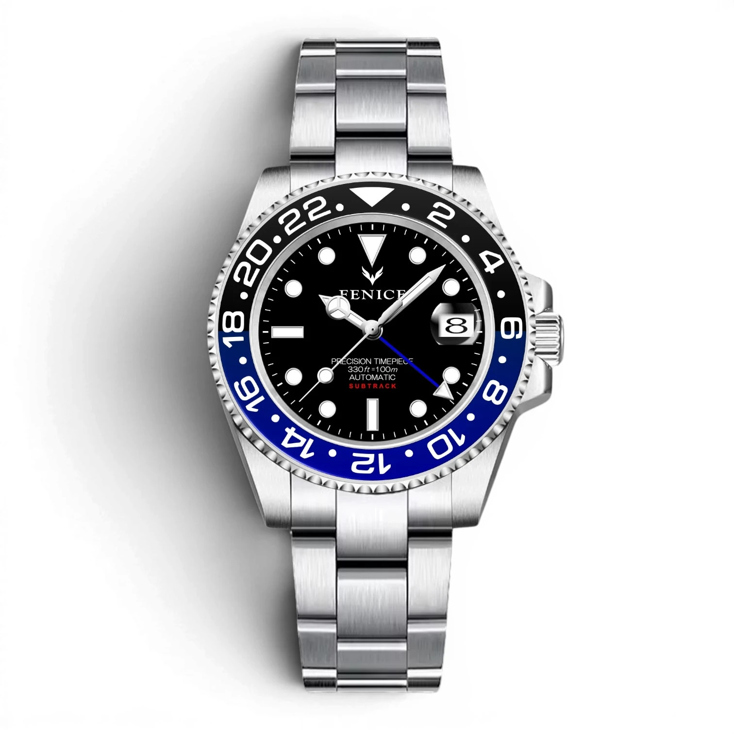 Fenice Subtrack Midnight GMT Automatic Watch 10ATM NH34A 40mm