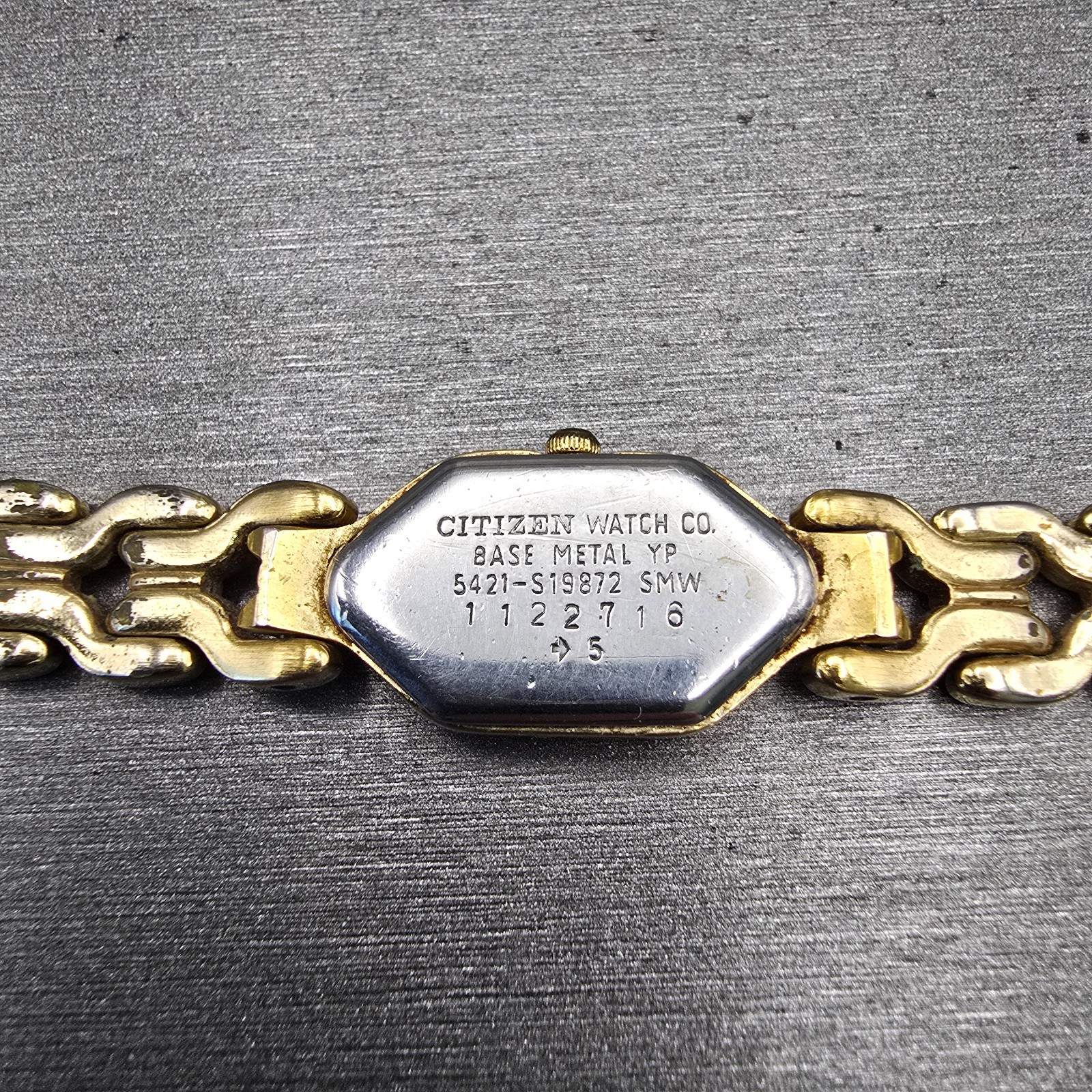 Citizen Elegance Watch Women 13mm MOP Dial Gold Tone 5421-S19872 New Battery VTG