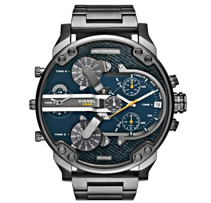 Diesel DZ7331 Mens Daddy 2 0 Gunmetal Chronograph Watch