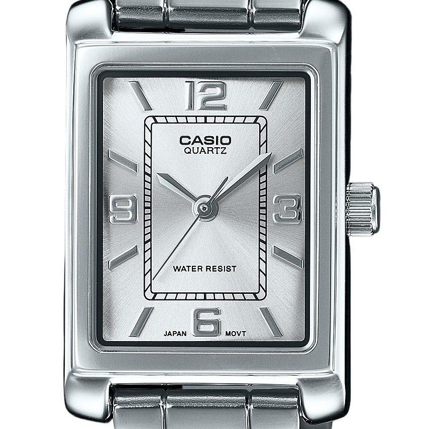 Casio Stainless Steel Silver Dial Quartz LTP-1234DD-7A Women’s Ladies Watch