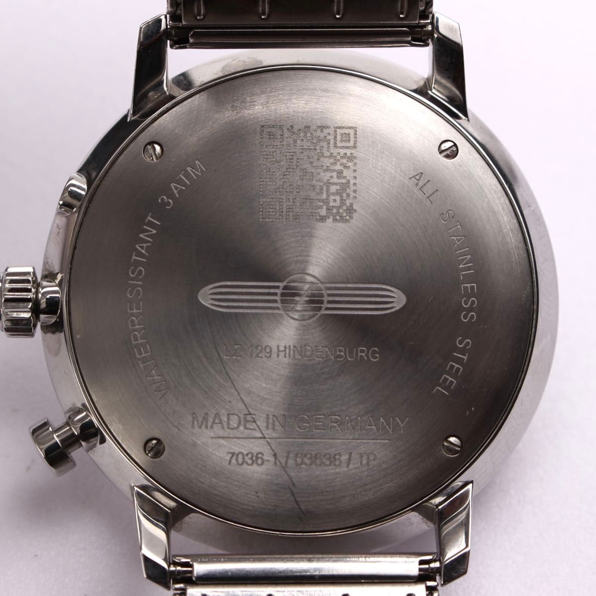 Zeppelin LZ129 Hindenburg Moon Phase 7036-1 Quartz Germany Men’s Watch