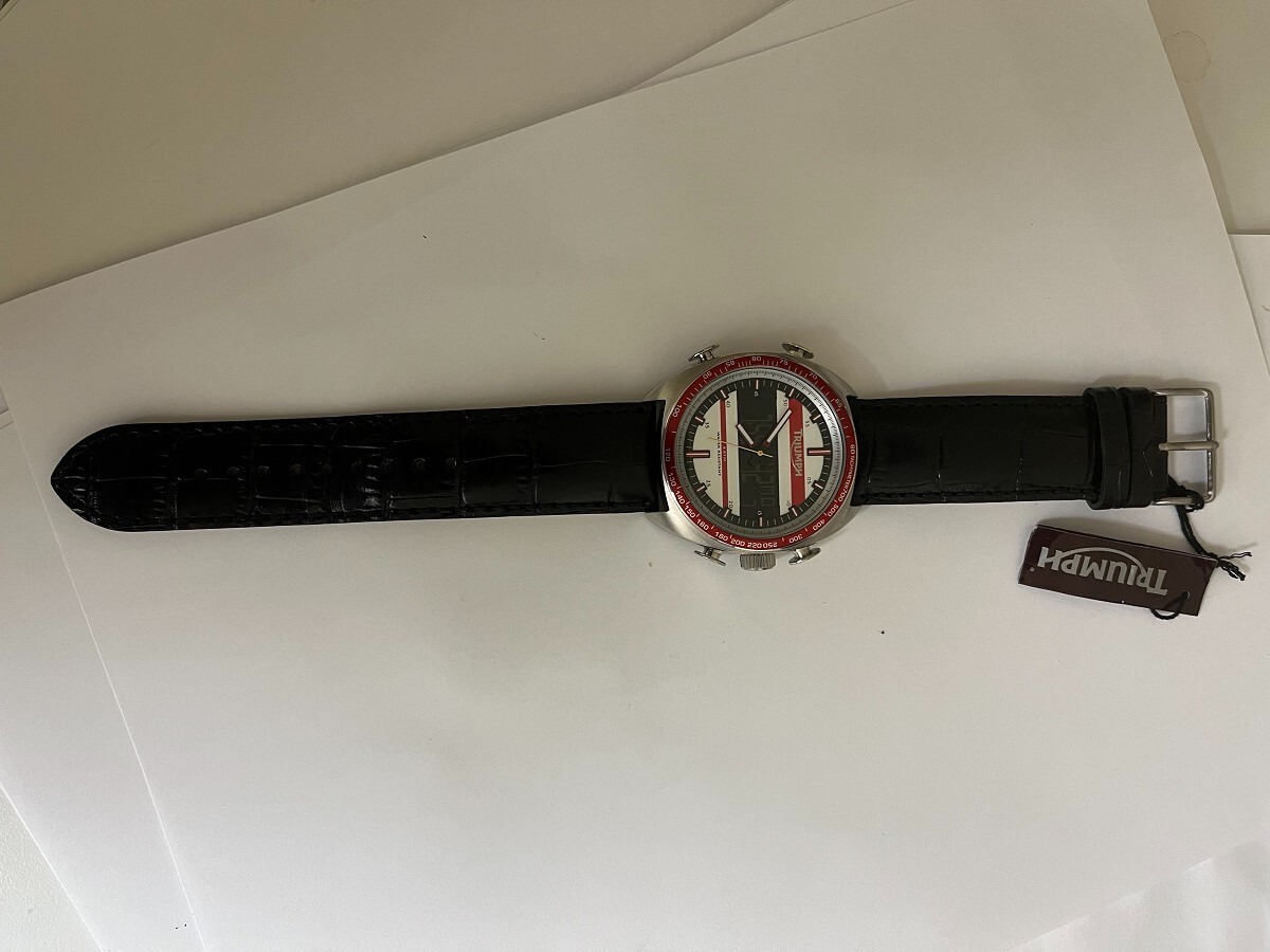 Men’s Triumph Motorcycle Watch Model 3021 Analog – digital RARE