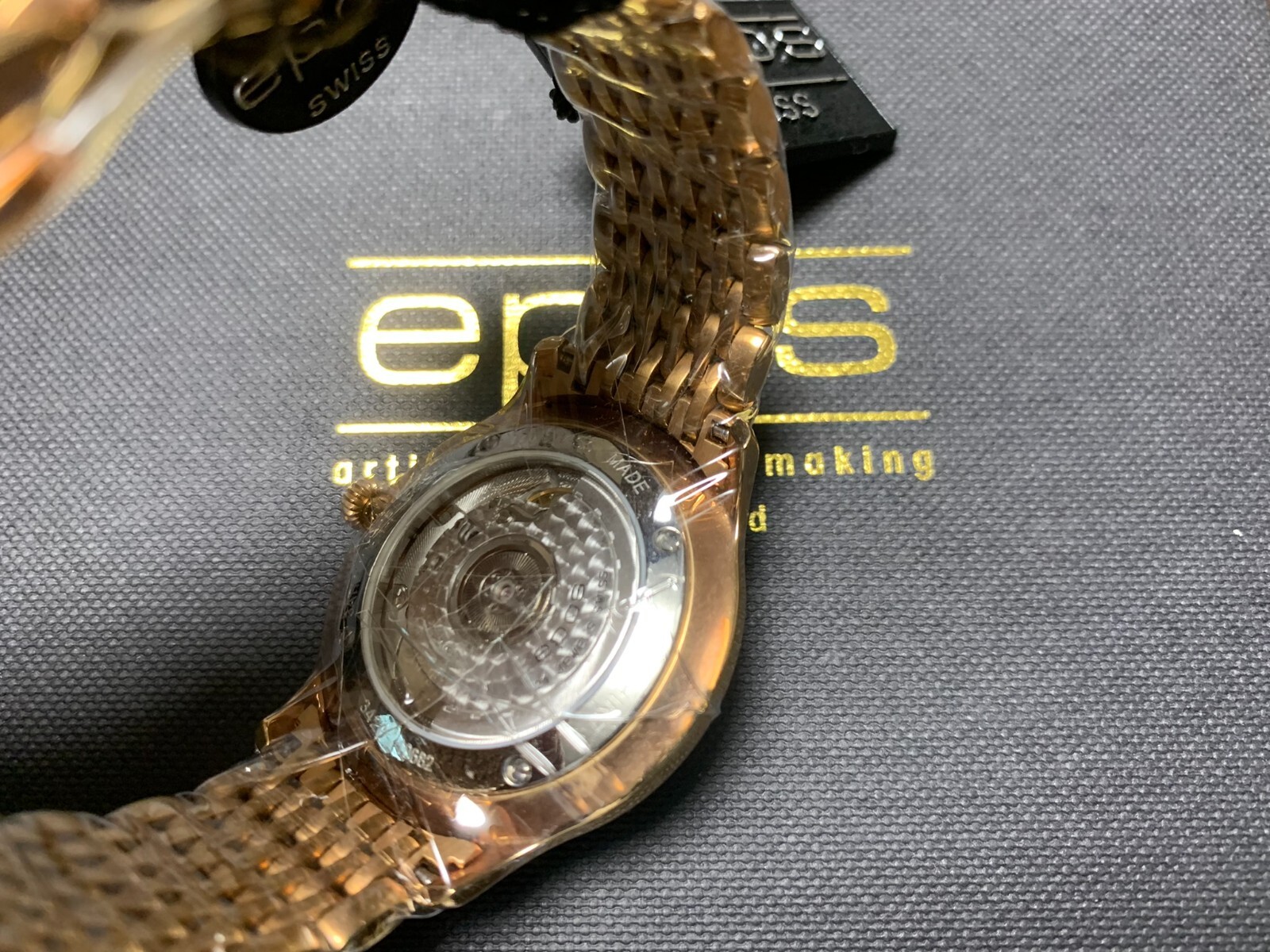 EPOS Ø 40mm Originale 3420 Rose Gold PVD Super Slim ETA 2892-A2 automatic watch
