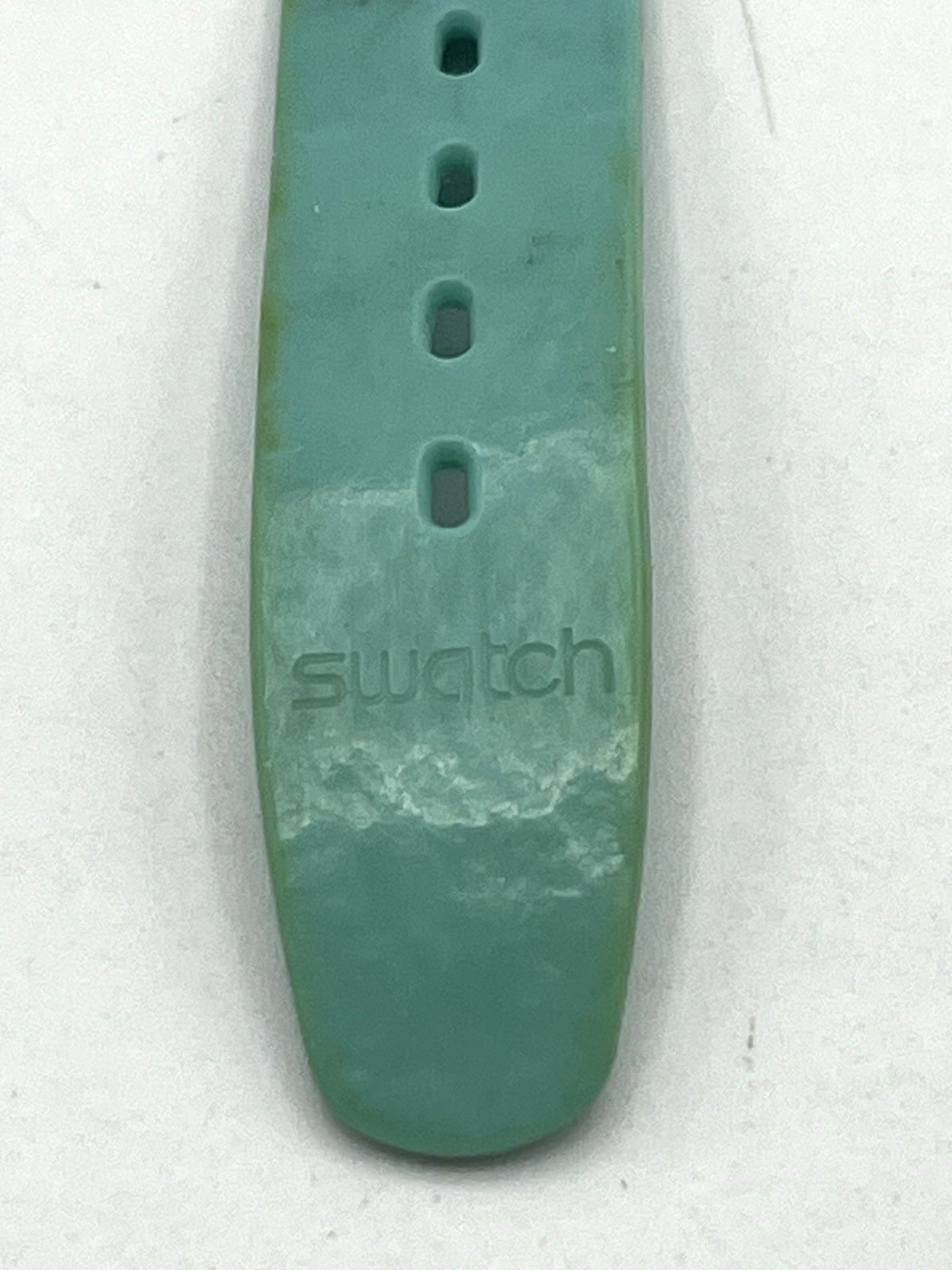 Vtg 1987 Original Swatch Watch LP103 Blue Cassata & Pink Guard Ladies Not Tested