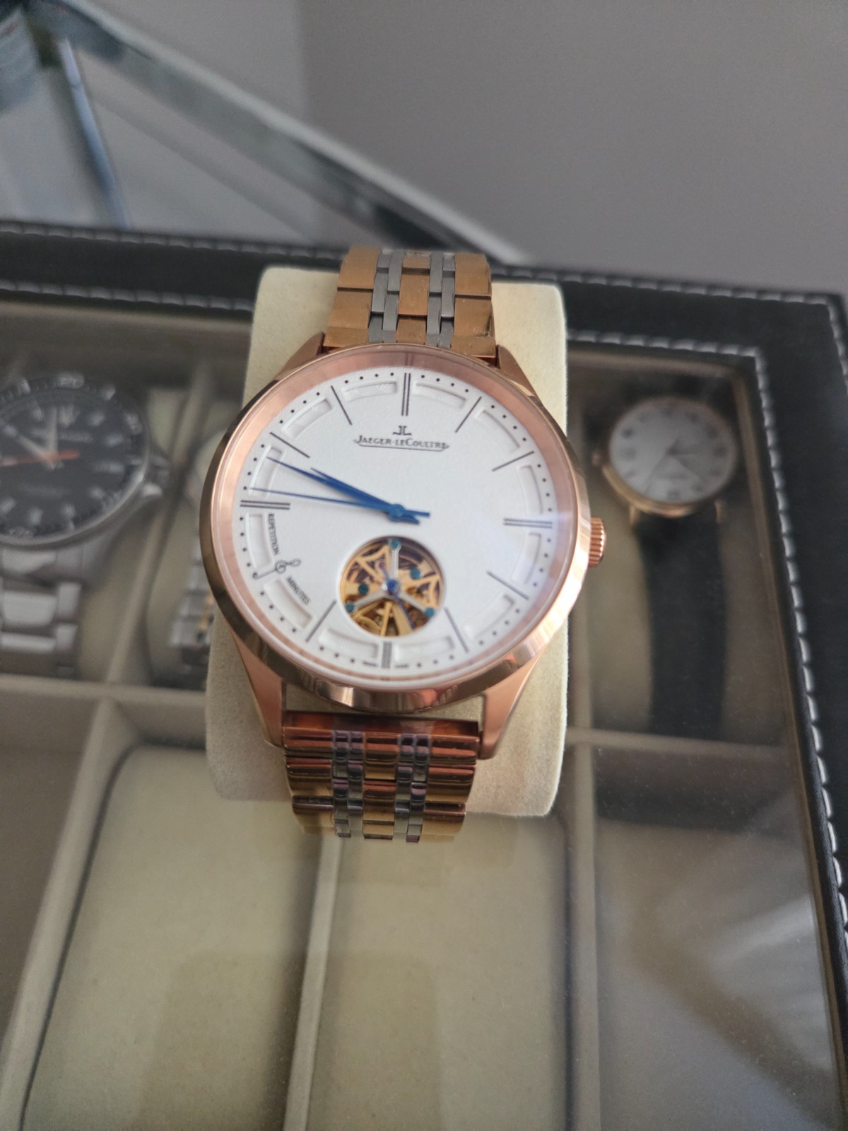 Automatic Open Heart Wristwatch Two-Tone Bracelet – Jaeger-LeCoultre