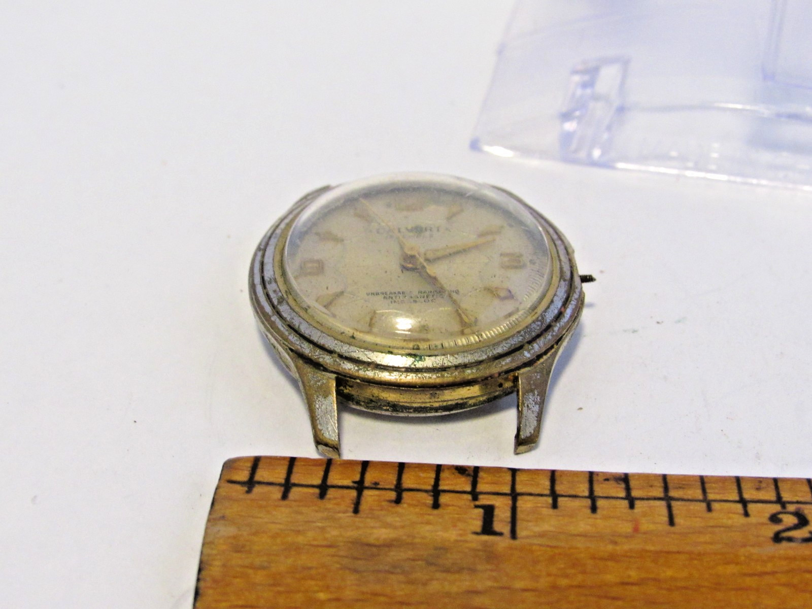 Vintage Calvert 17 Jewels No Band None Functioning Parts Or Repair #W1-68