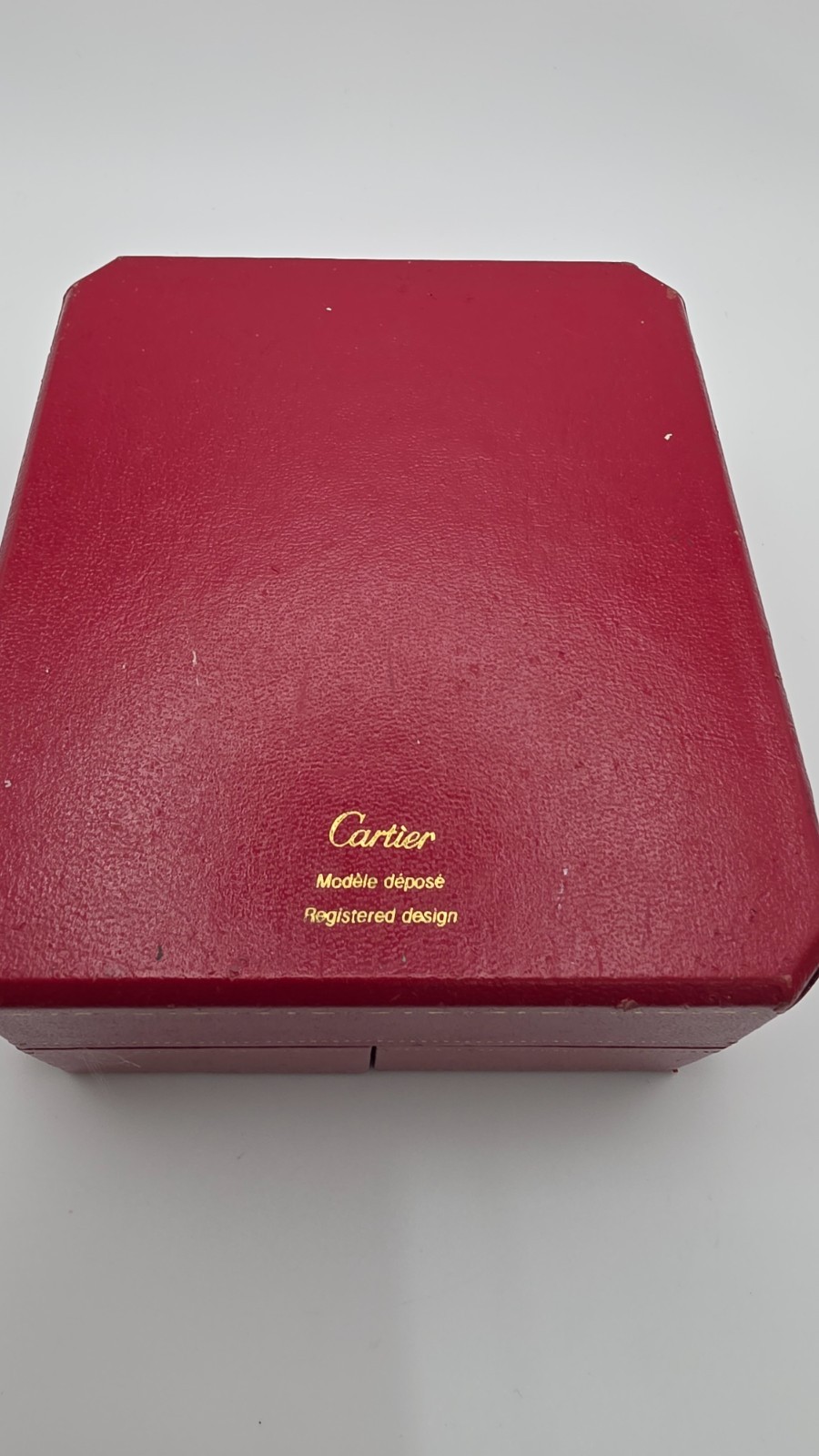 Must de Cartier Tank 18ct Gold on Sterling Silver Lady’s Watch in Cartier Box.