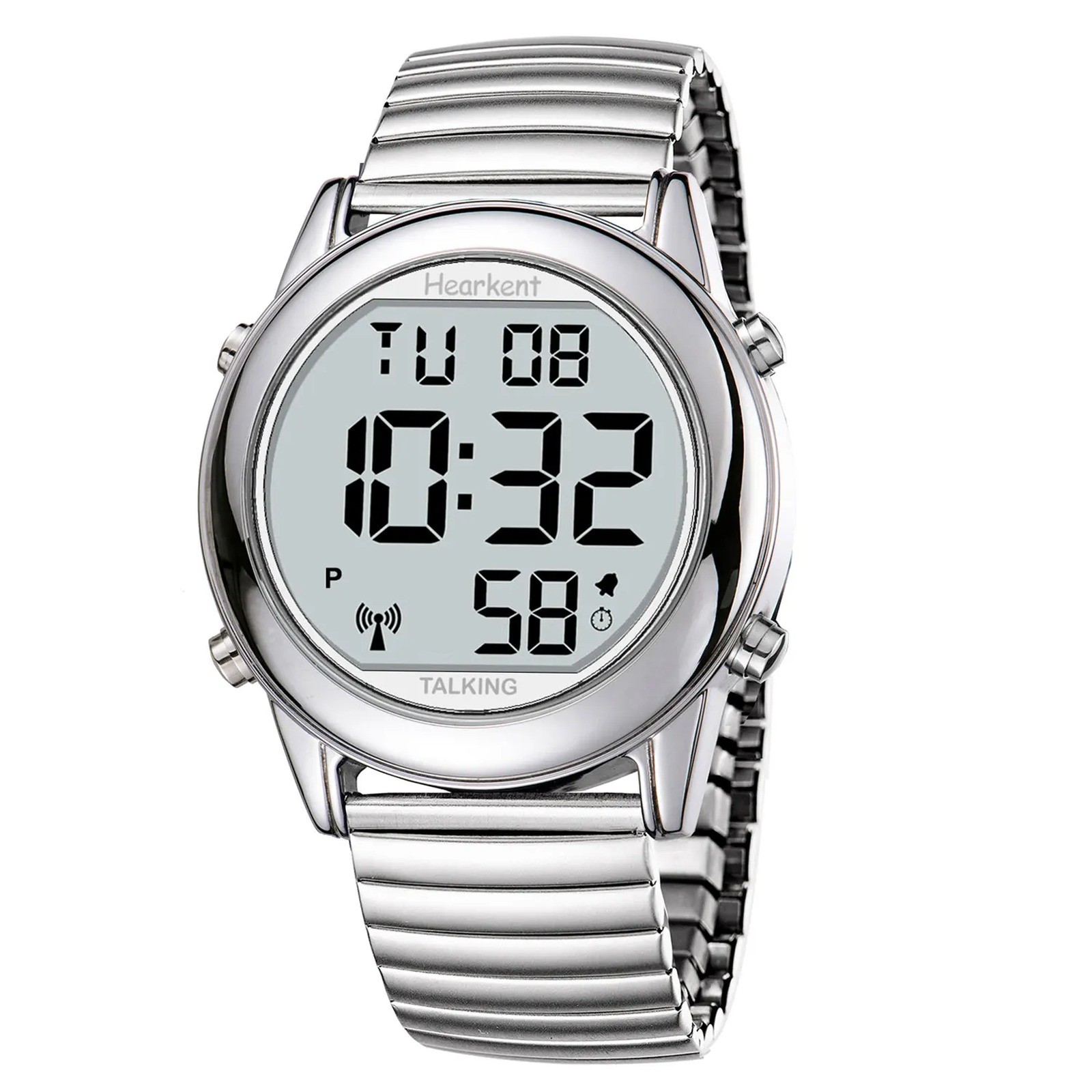 Hearkent Atomic Talking Watch for Blind Elderly Men – Radio Controlled Alarm