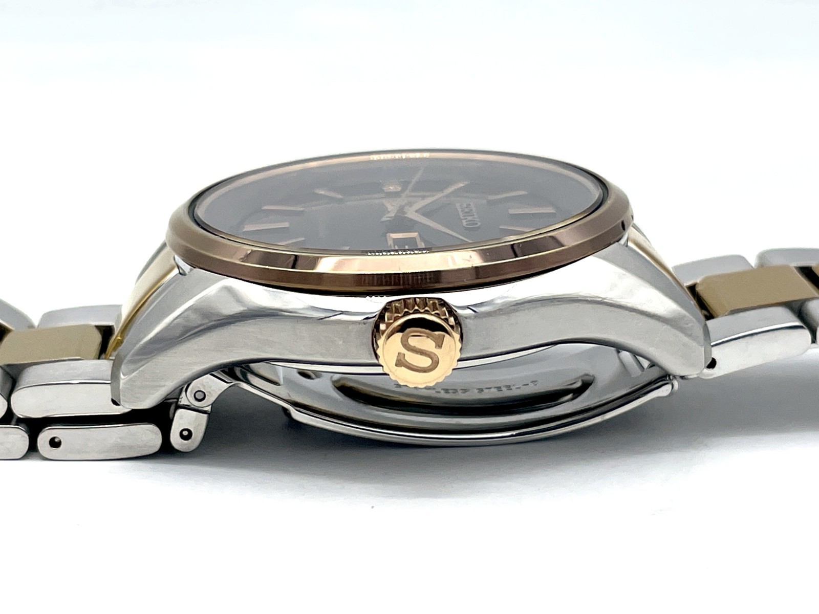 Near MINT SEIKO PRESAGE Automatic Watch Dark brown Dial 24Jewels 4R36-03H0 Boxed