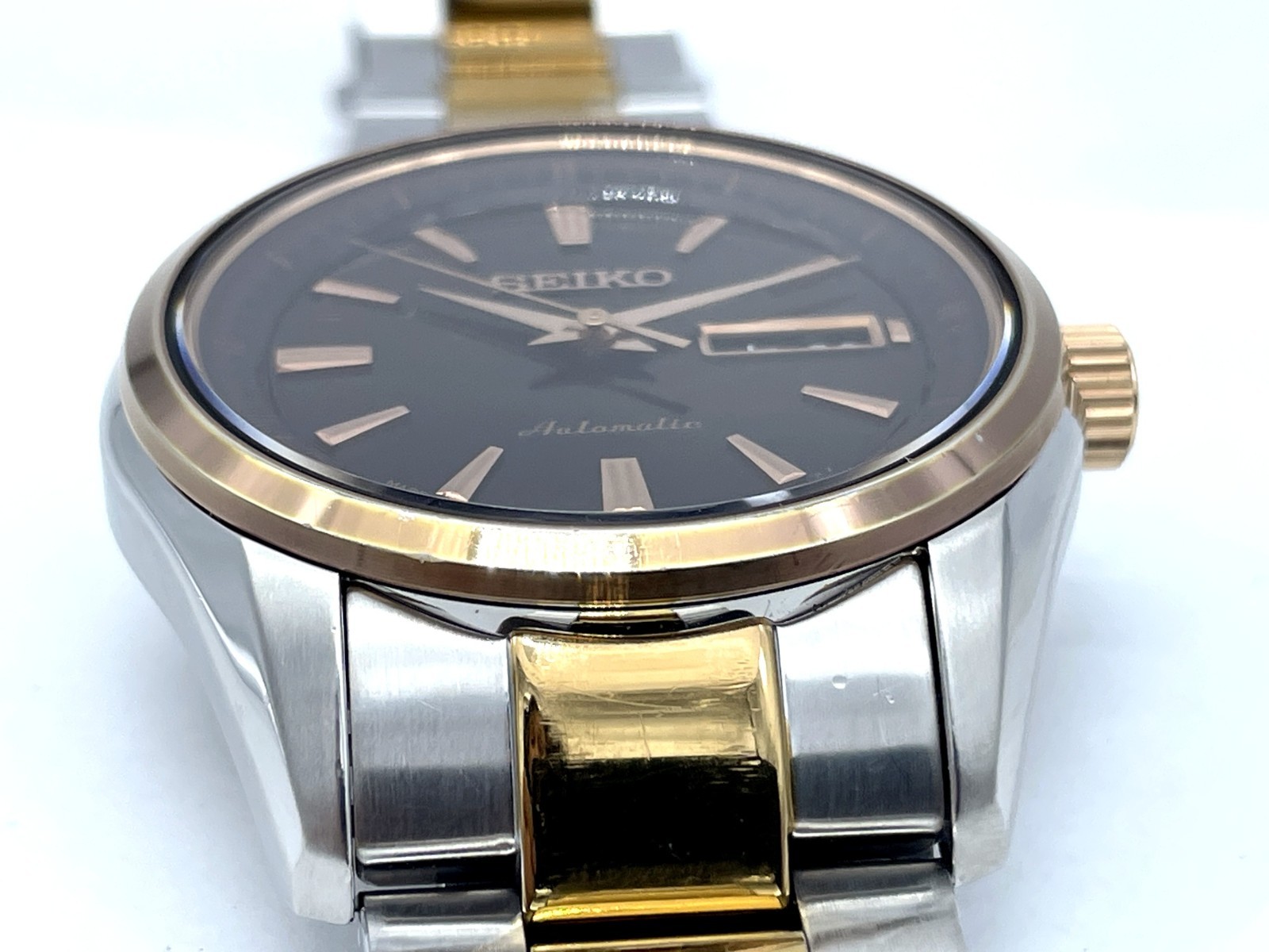 Near MINT SEIKO PRESAGE Automatic Watch Dark brown Dial 24Jewels 4R36-03H0 Boxed