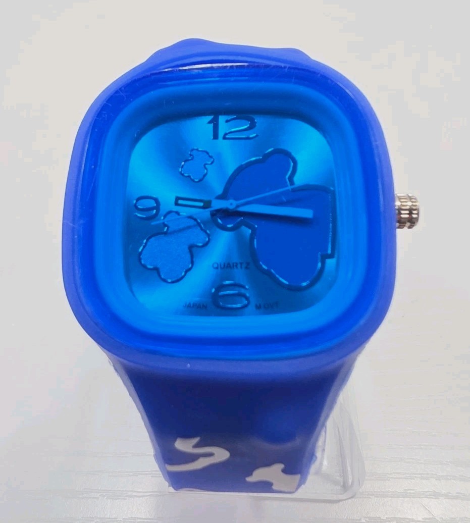 Flex Autism Awareness Watch Blue Silicone Band New Battery