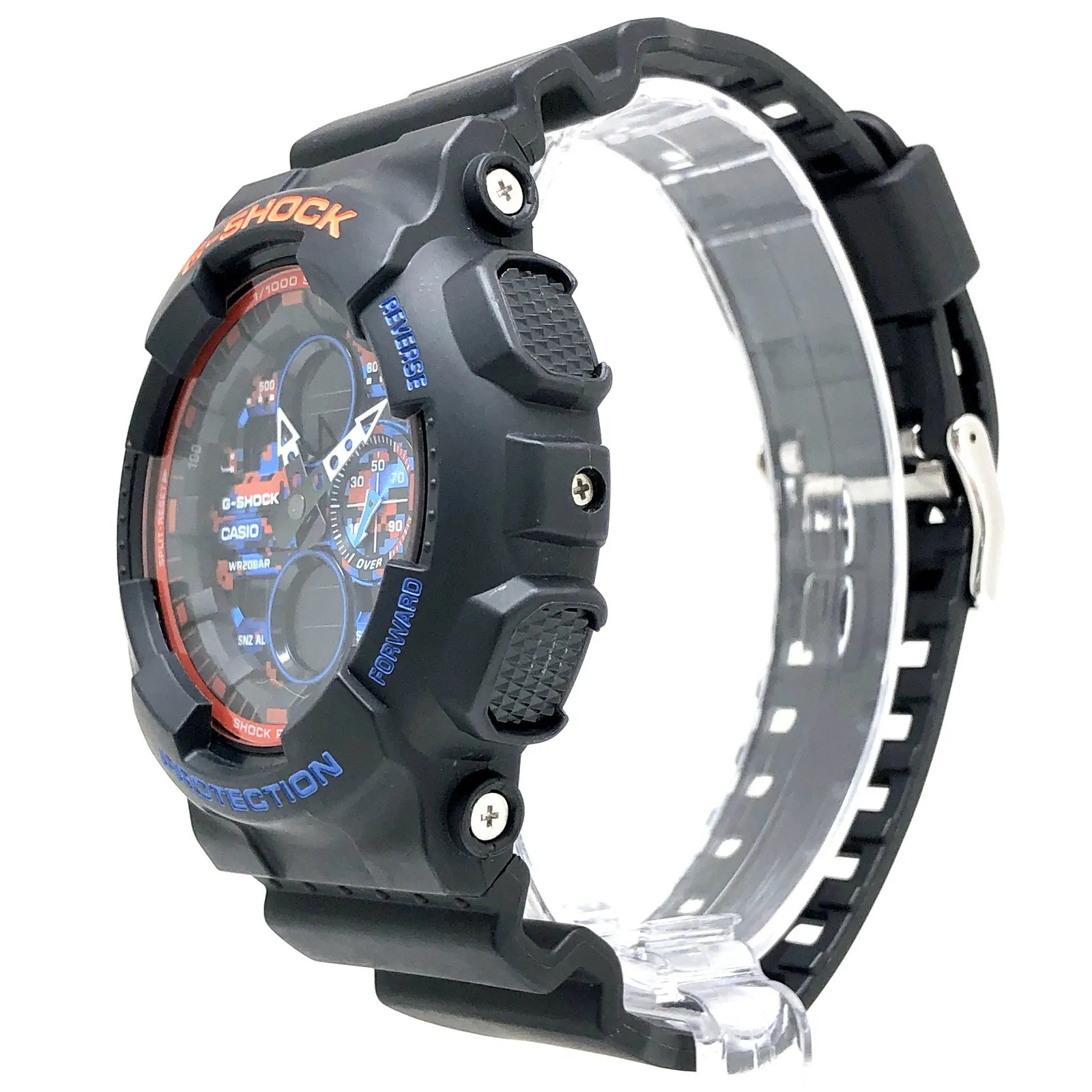 G-SHOCK GA-140CT-1A City Camouflage Series Big Case Black Blue Orange Released F