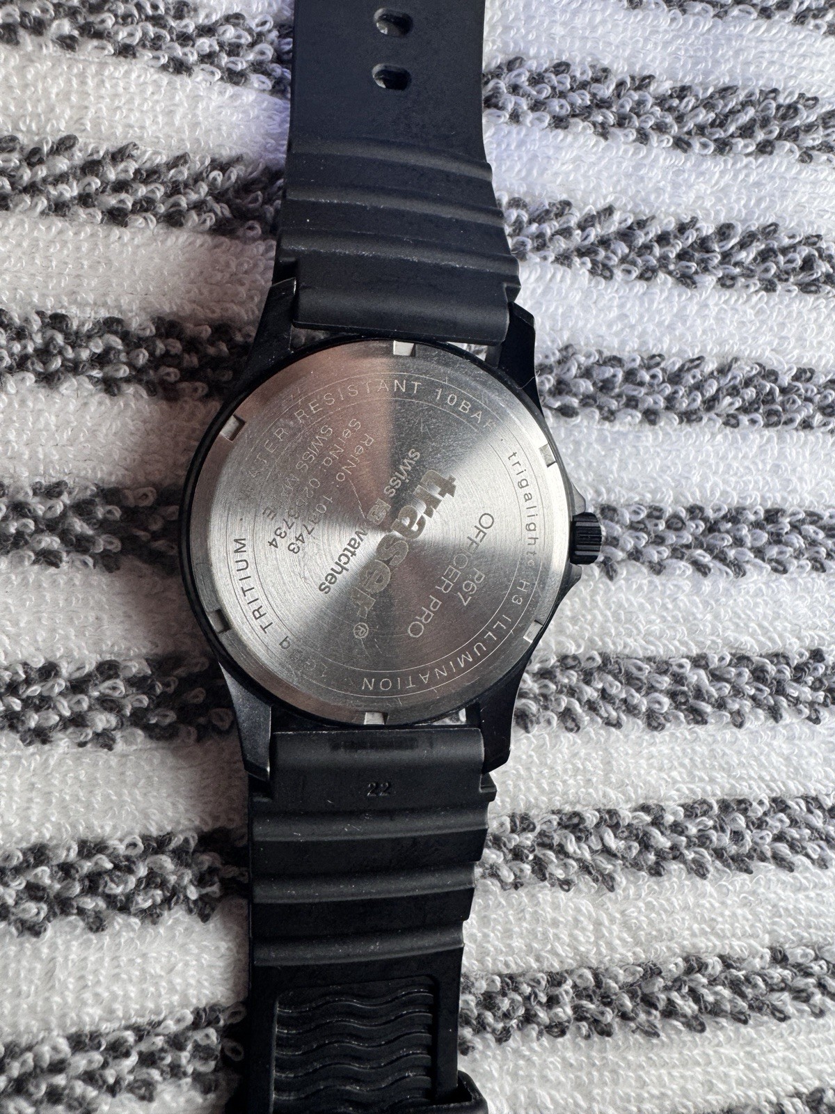 Traser Officer Pro Swiss Made Quartz Black Dial Date 100m/10 ATM Men’s Watch