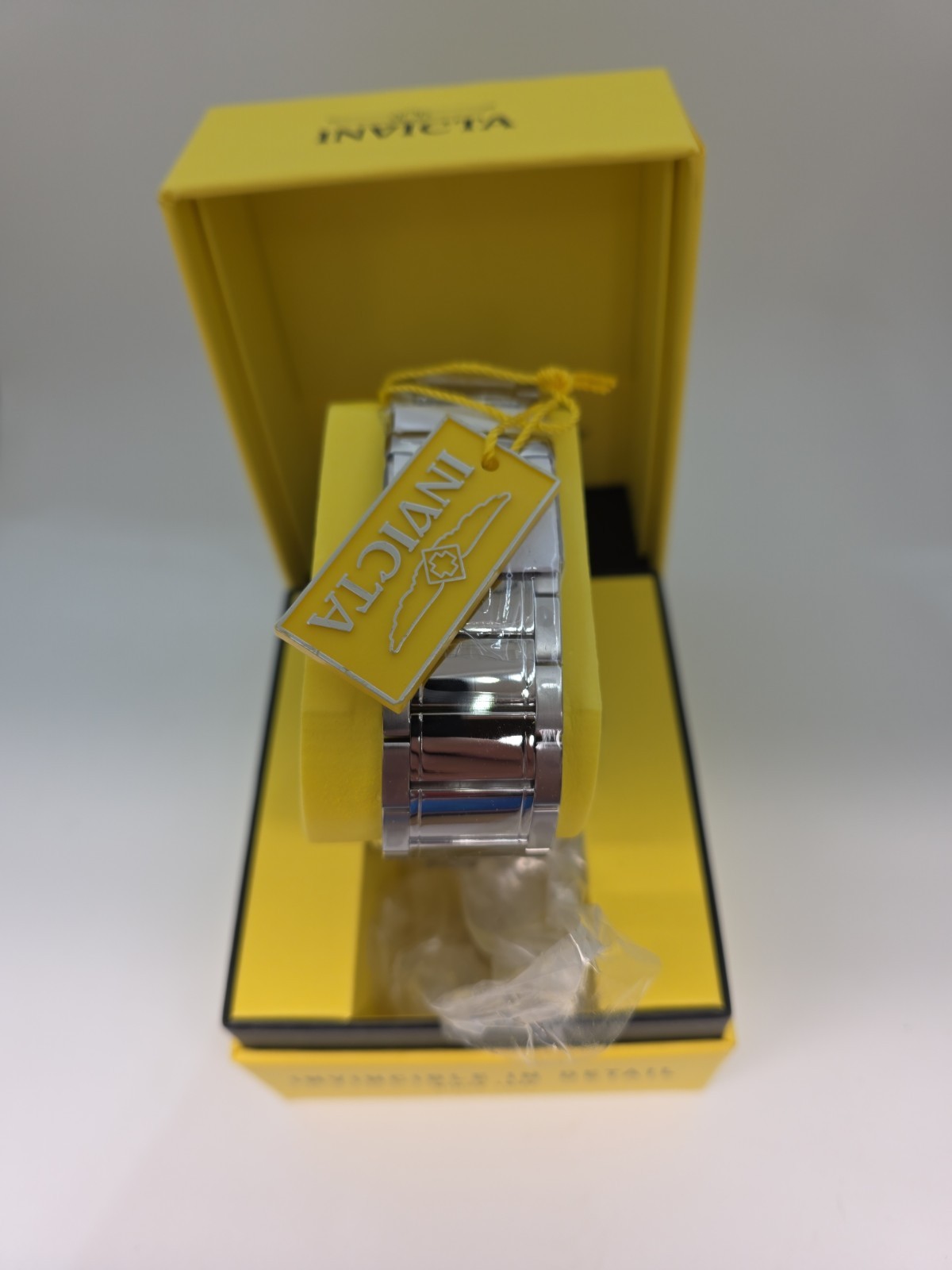 Invicta Bolt Hercules Mens 54mm Silver Tone Bracelet Chrono Watch Men’s Watch