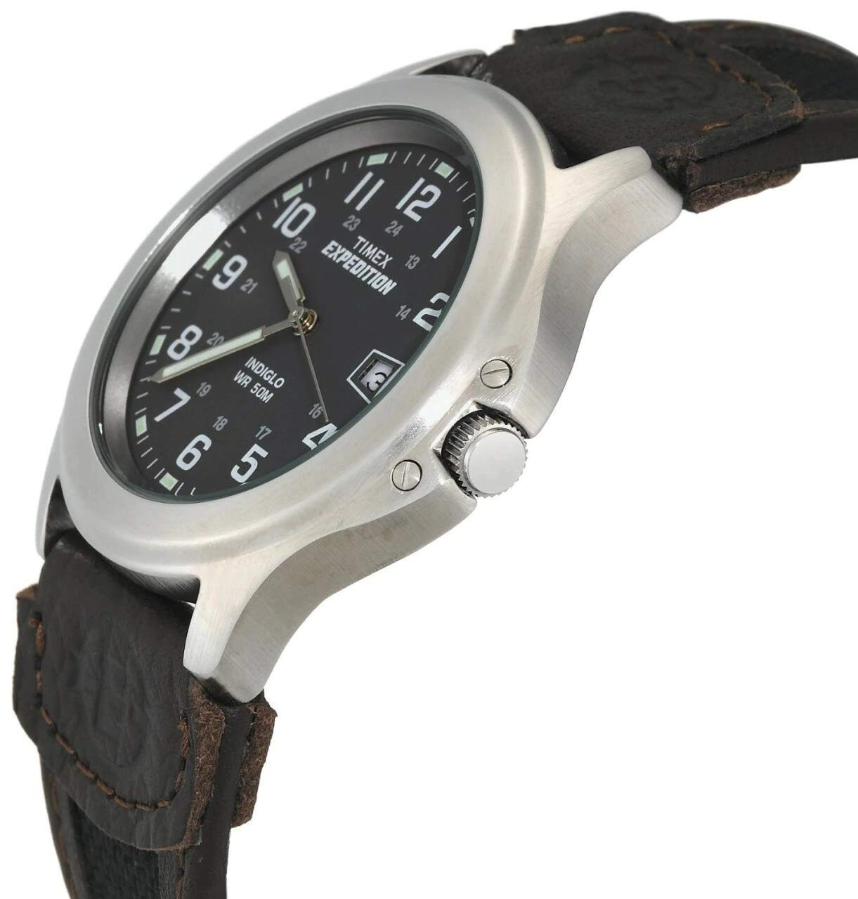 Timex Men’s T40091 Expedition Metal Field Black/Brown Black/Gray/Silver-Tone