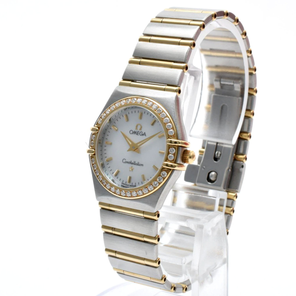[Box, Paper] OMEGA Constellation 1277.70 Cal.1456 Diamond Bezel Shell Dial Watch