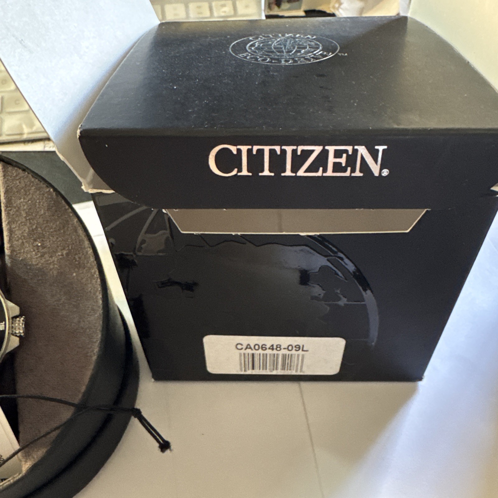 Citizen Eco-Drive Men’s 42mm Black Dial Date 100m Black Nylon NATO Watch