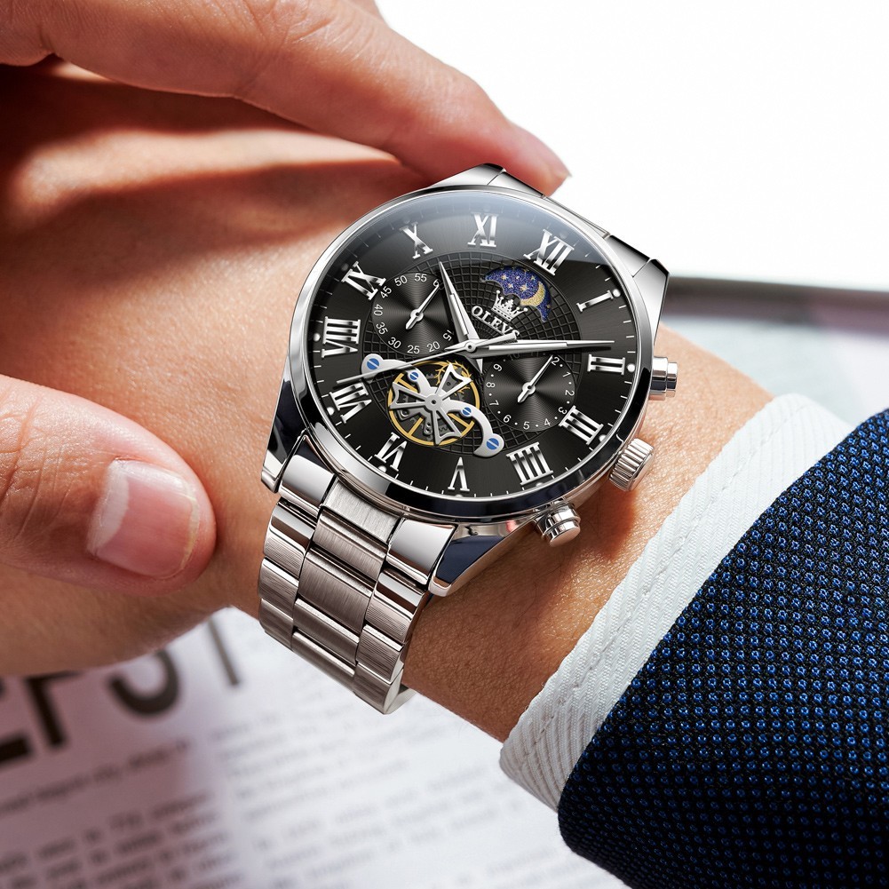 OLEVS Japan Movement Luxury Classics Male Sports Business Quartz Wristwatch 3640