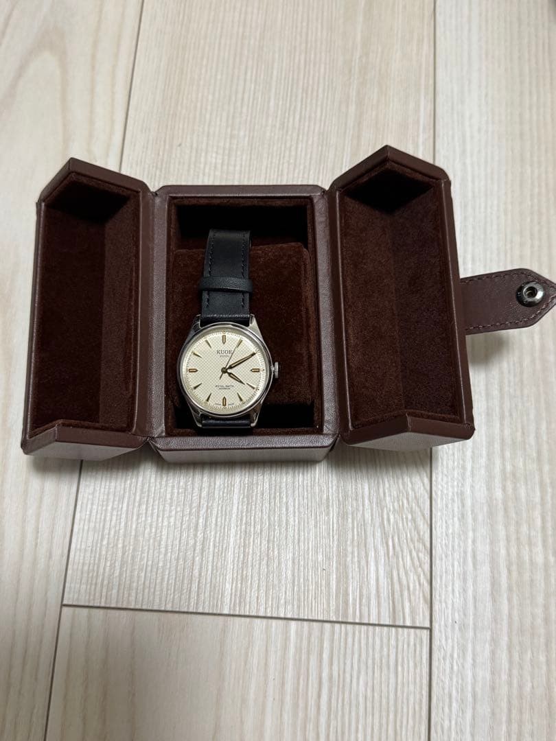 KUOE Kyoto Royal Smith 90-006 Automatic Watch Ivory Dial 35mm Box Set