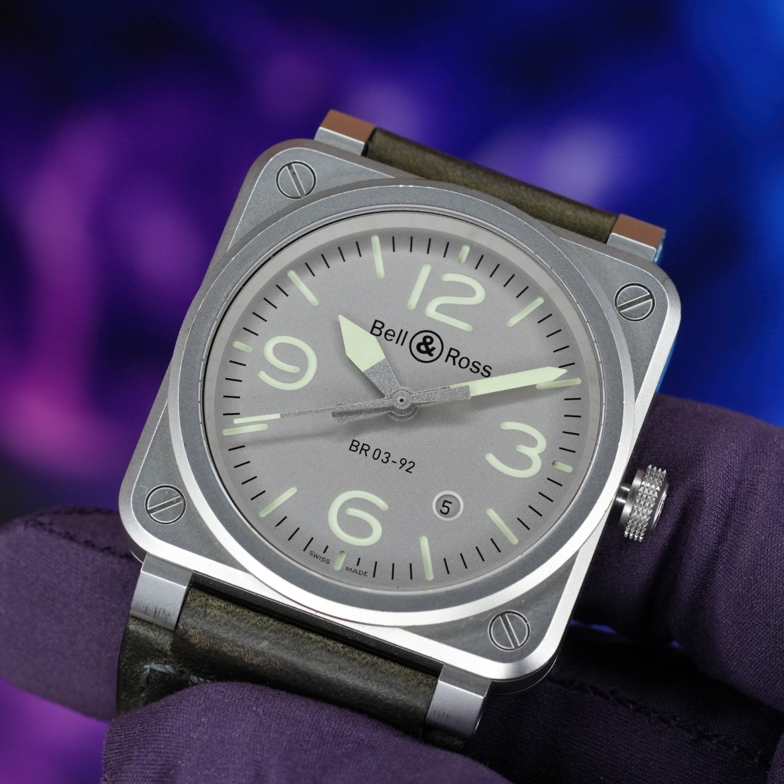 Bell & Ross BR 03-92 HOROLUM Limited Edition of 500 Aviation Type Men’s Watch