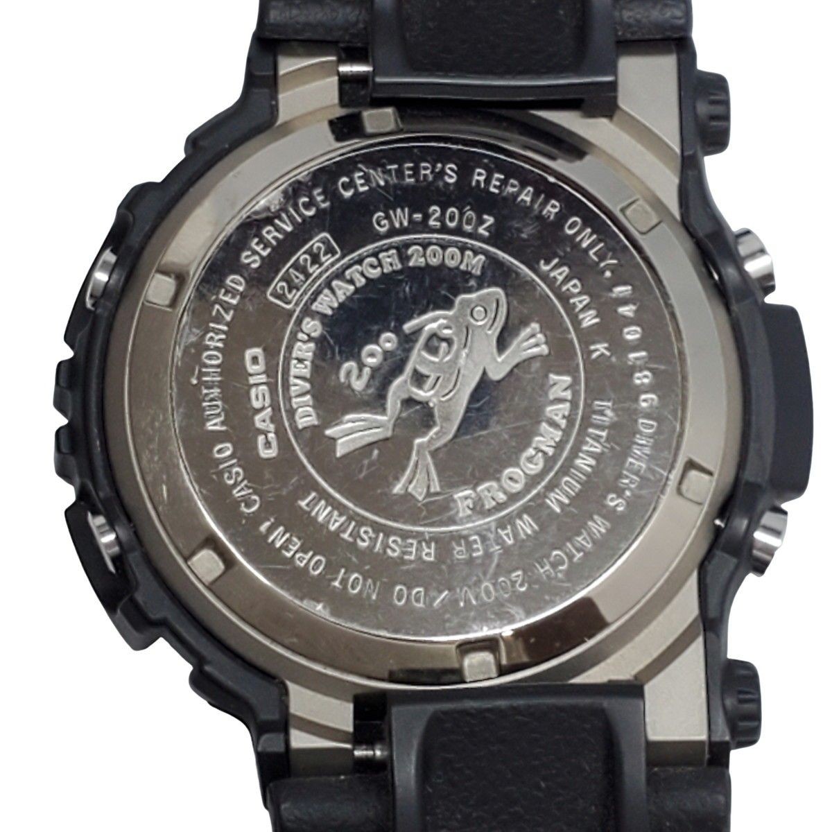 G SHOCK CASIO Watch GW 200Z 1JF FROGMAN Digital Tough Solar Shock Resist Black