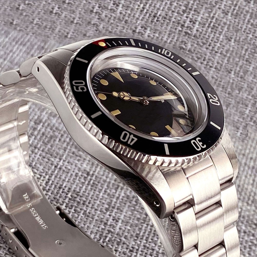 Tandorio New 38mm Sapphire 20ATM Stainless Steel NH35/PT5000 Automatic Men Watch