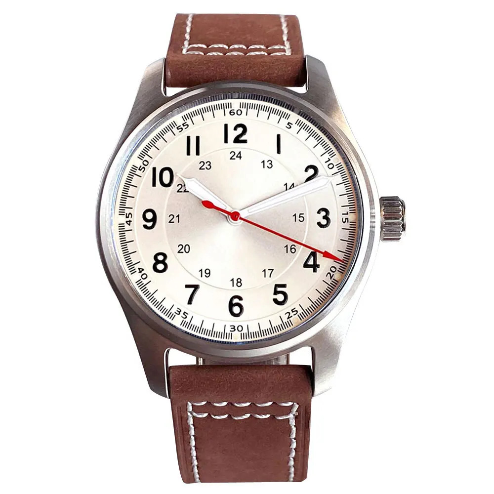 Tandorio 39mm Pilot Retro Automatic Mechanical Watch For Japan NH35/ Miyota 8215