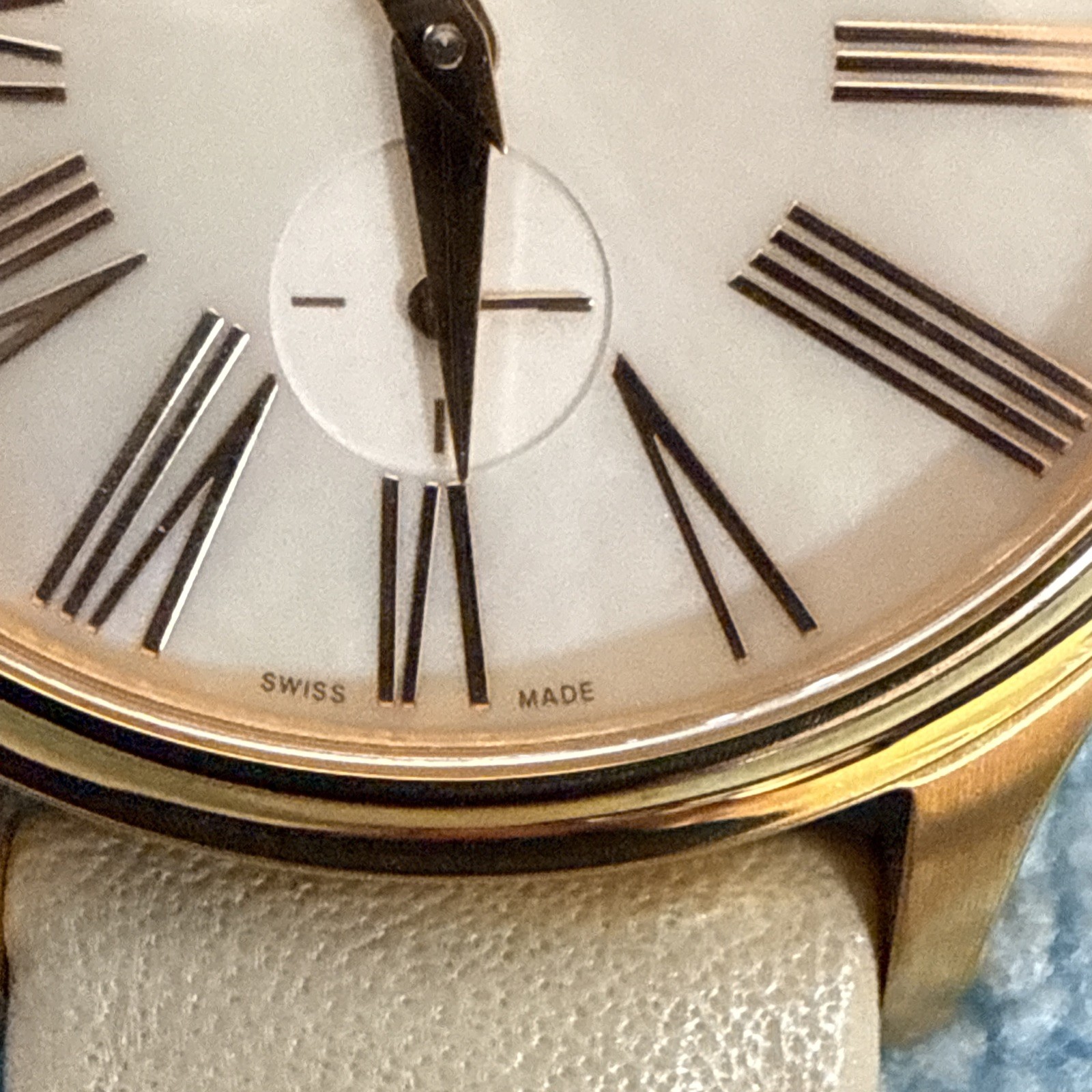 TISSOT BELLA ORA ROSE GOLD PVD OVAL CASE LADIES WATCH T103.310.36.113.01