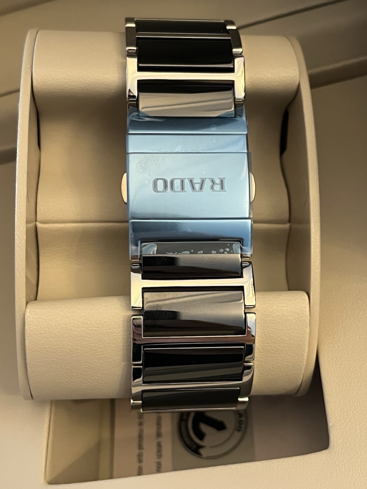 Rado Integral Diamonds 23.0 mm Black Dial Two Toned Watch R20206712
