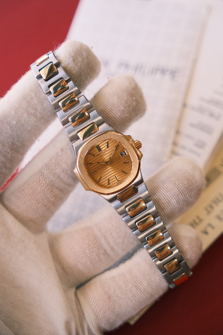1981 Patek Philippe Nautilus 4700/1JA Two-Tone Ladies Watch (Original Papers)