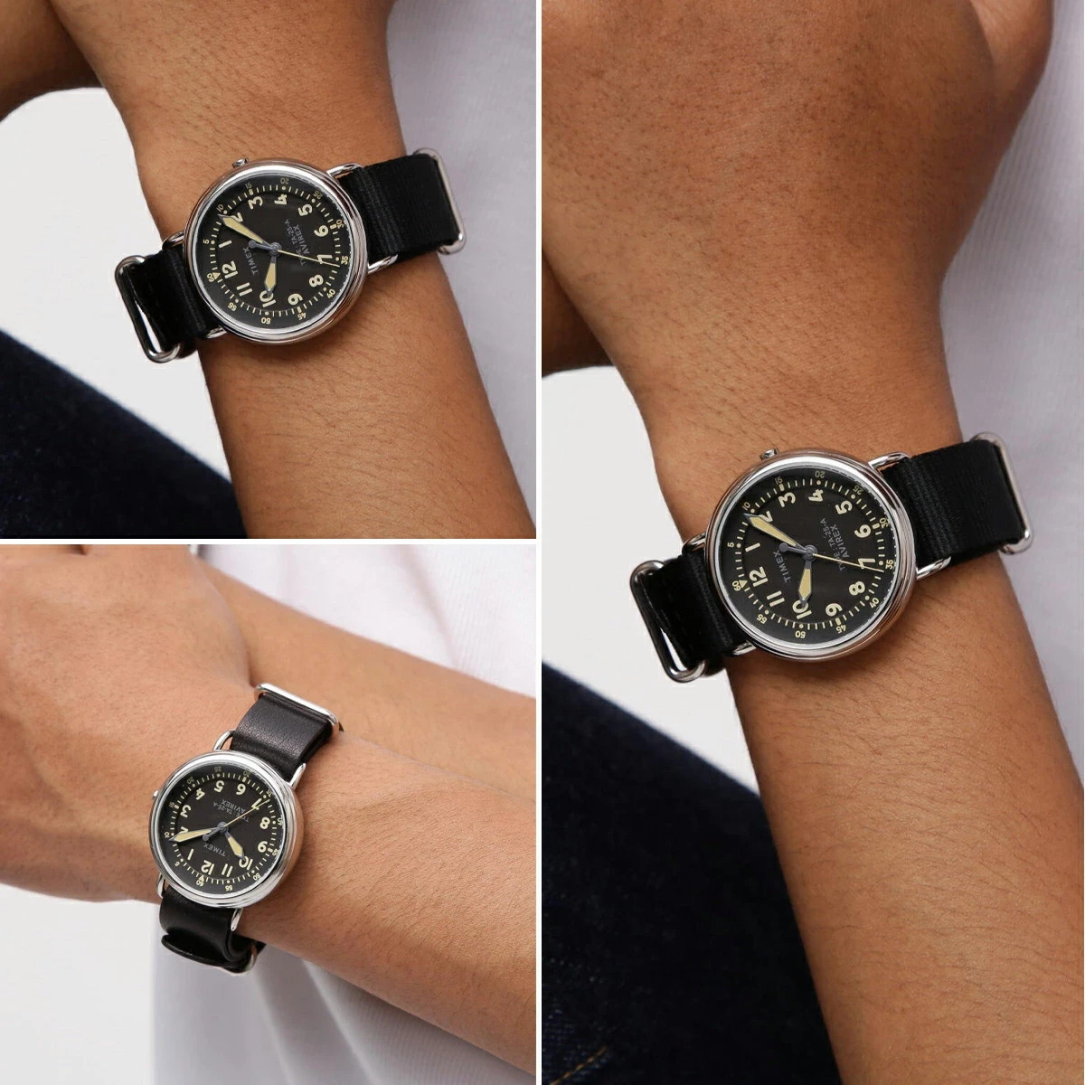 AVIREX TIMEX TYPE-25A MATTE MIDGET Reissue AVIREX 50th Anniv. 38mm Black Watch