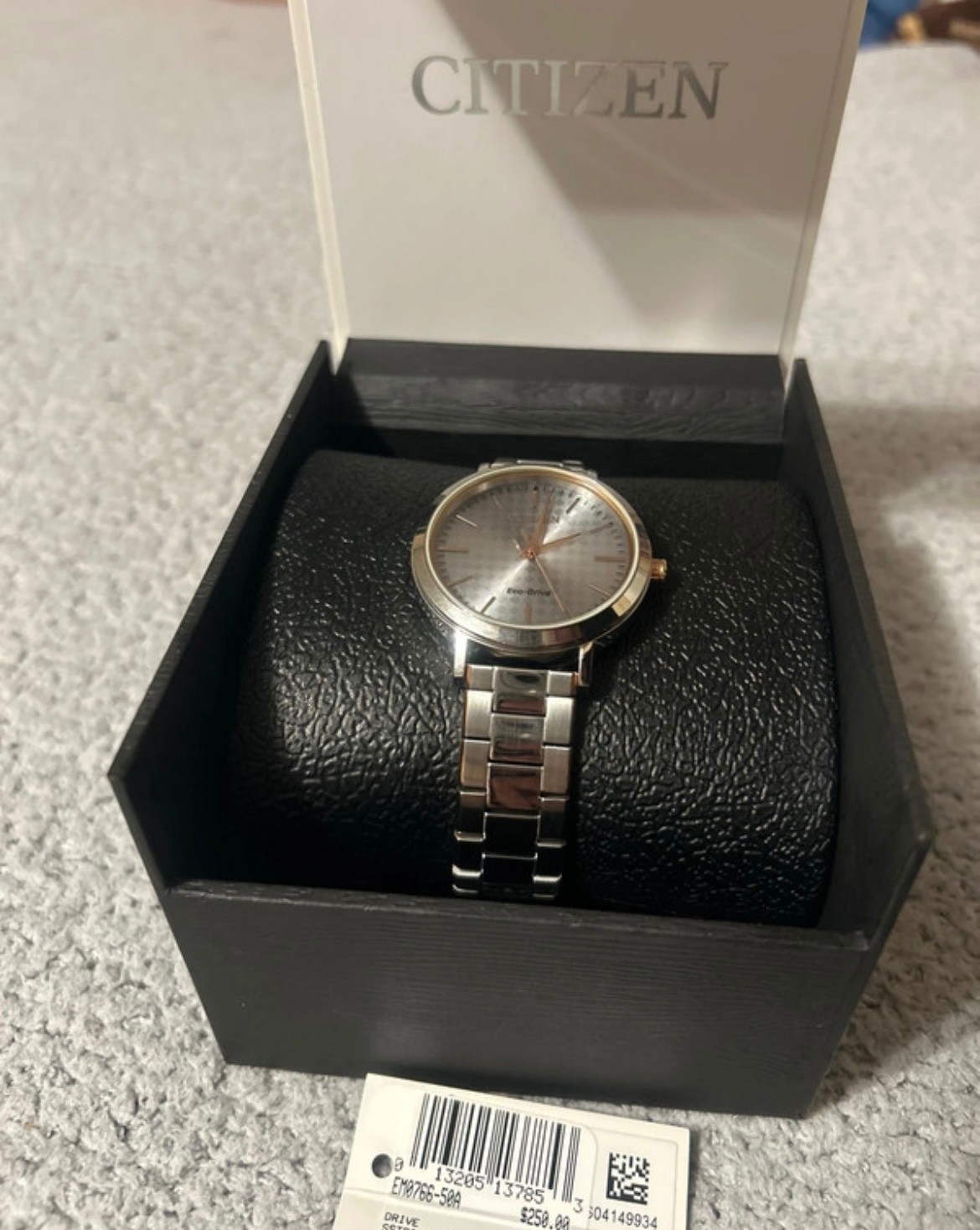 discontinued Citizen silver and gold sport casual women’s watch