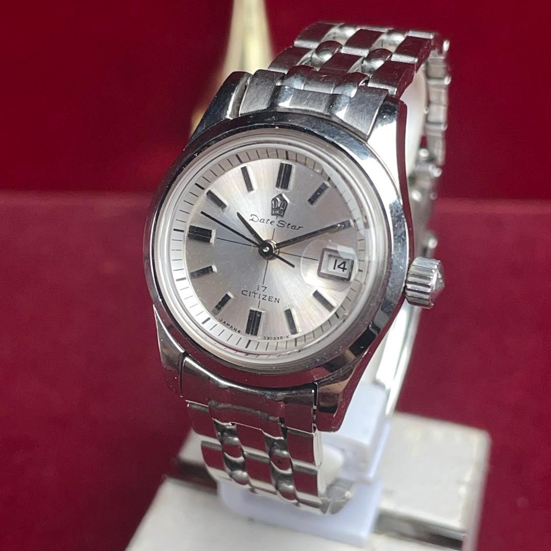 Original crystal replaced / Original bracelet CITIZEN Datestar manual winding 19