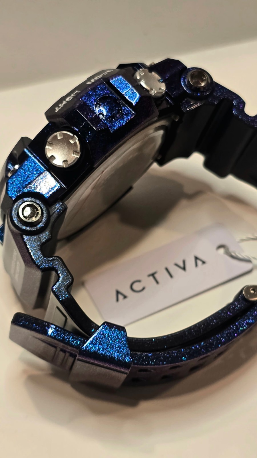 Activa Sport Digital Quartz Chronograph Blue/Purple Resin 30M w/Box
