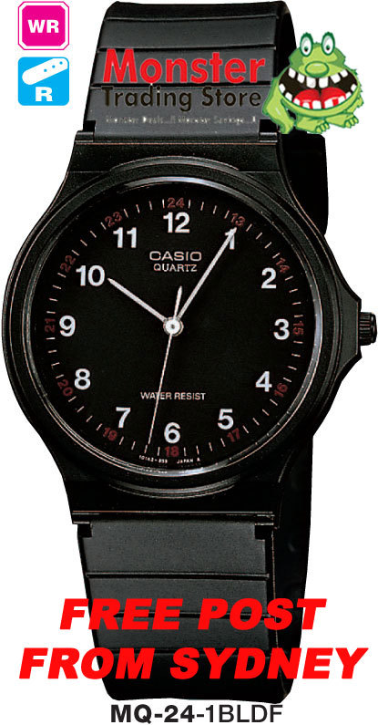 CASIO WATCH MQ24 MQ-24-1BLDF MQ-24 12 MONTH WARRANTY AUSSIE SELLER