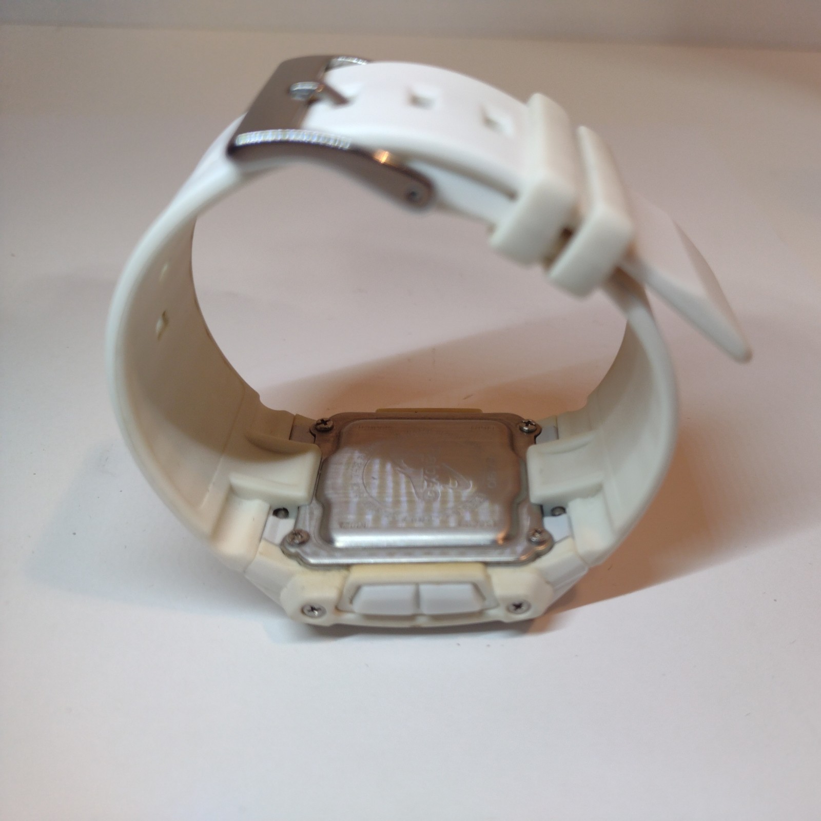 Casio Baby-G 3085 BG-2001 Square White Digital Wristwatch Water Resistant 10 Bar