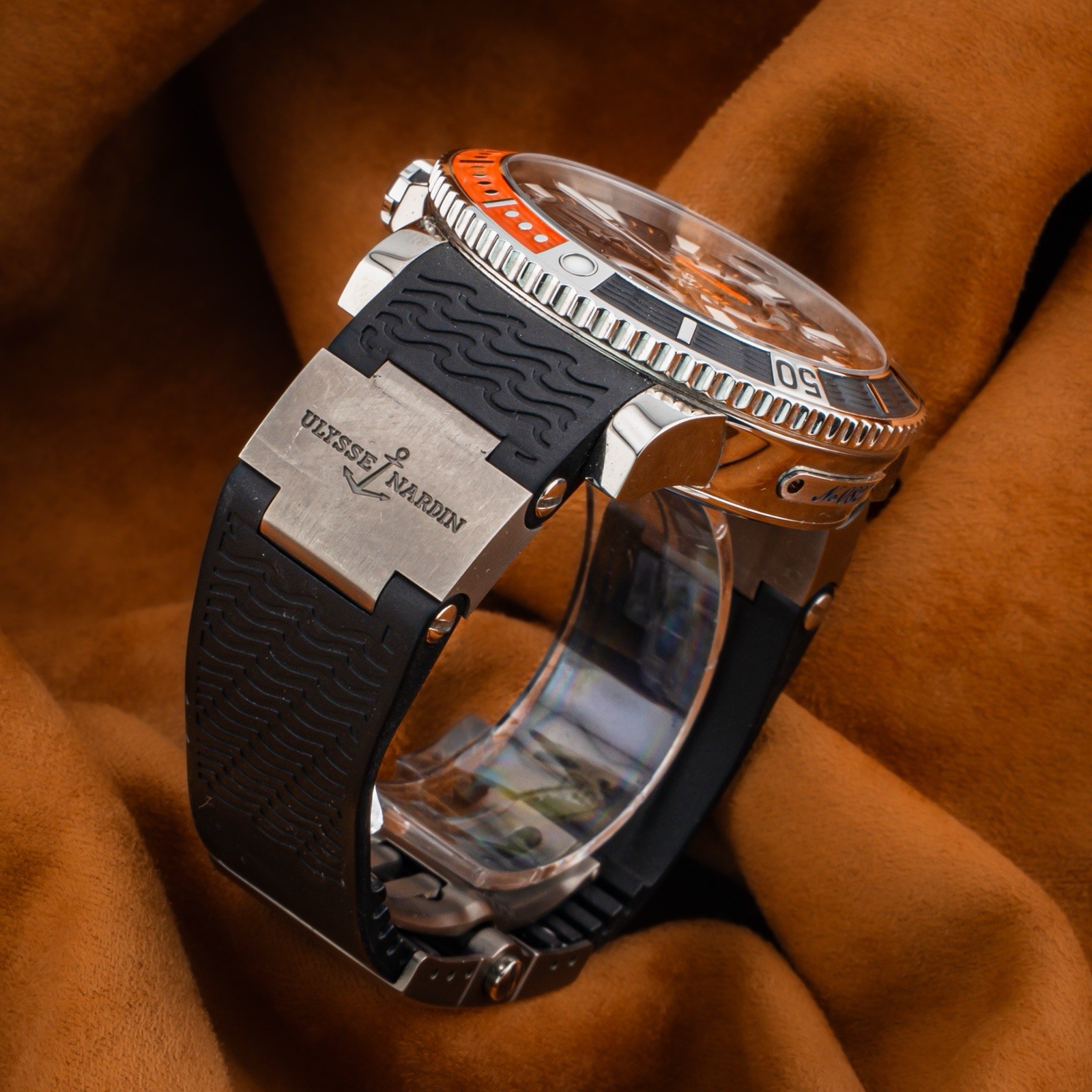 Ulysse Nardin Maxi Marine Diver Orange 45mm Limited Edition Excellent Condition