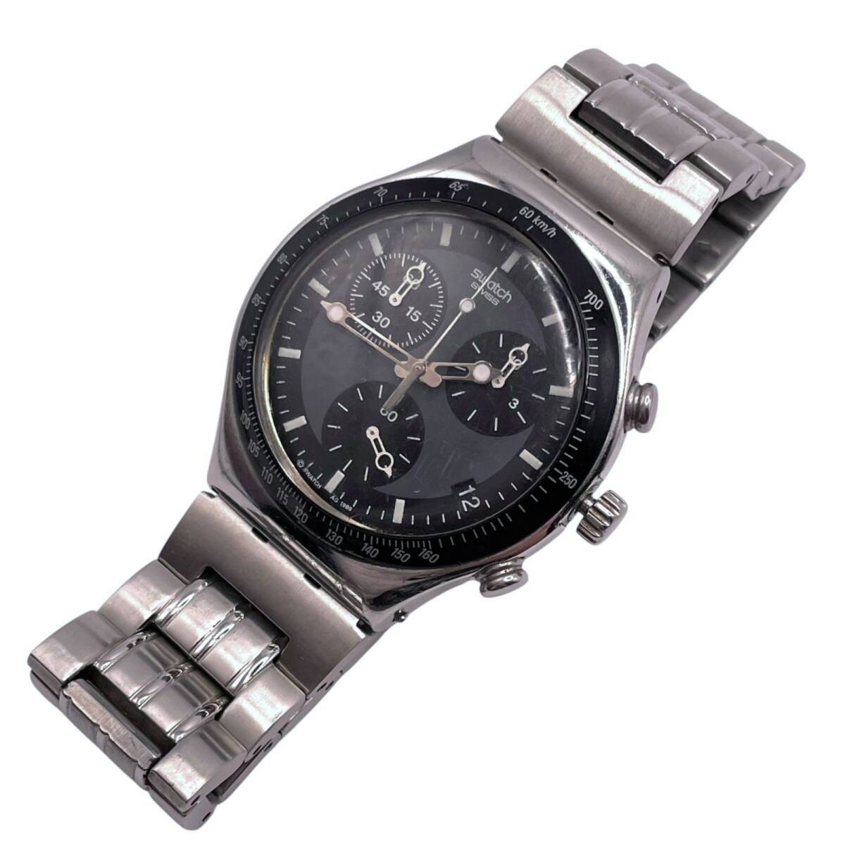 Swatch IRONY Chrono Windfall YCS410 Quartz Chronograph Men’s Watch Working