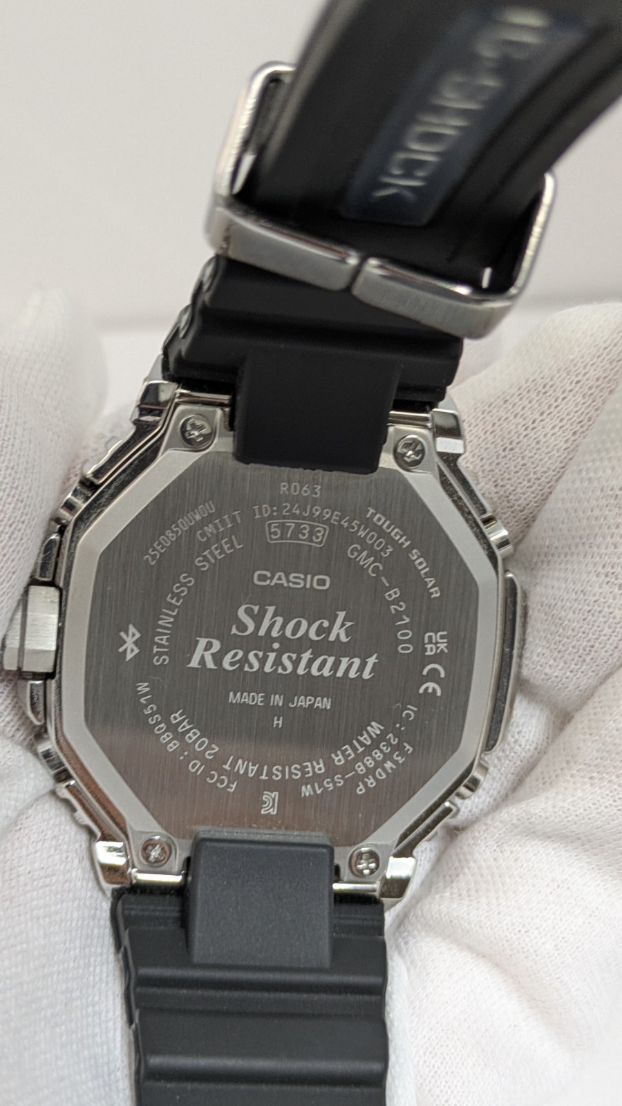 CASIO G-SHOCK GMC-B2100-1AJF Excellent+ Rubber Band Black Dial Full Set Japan