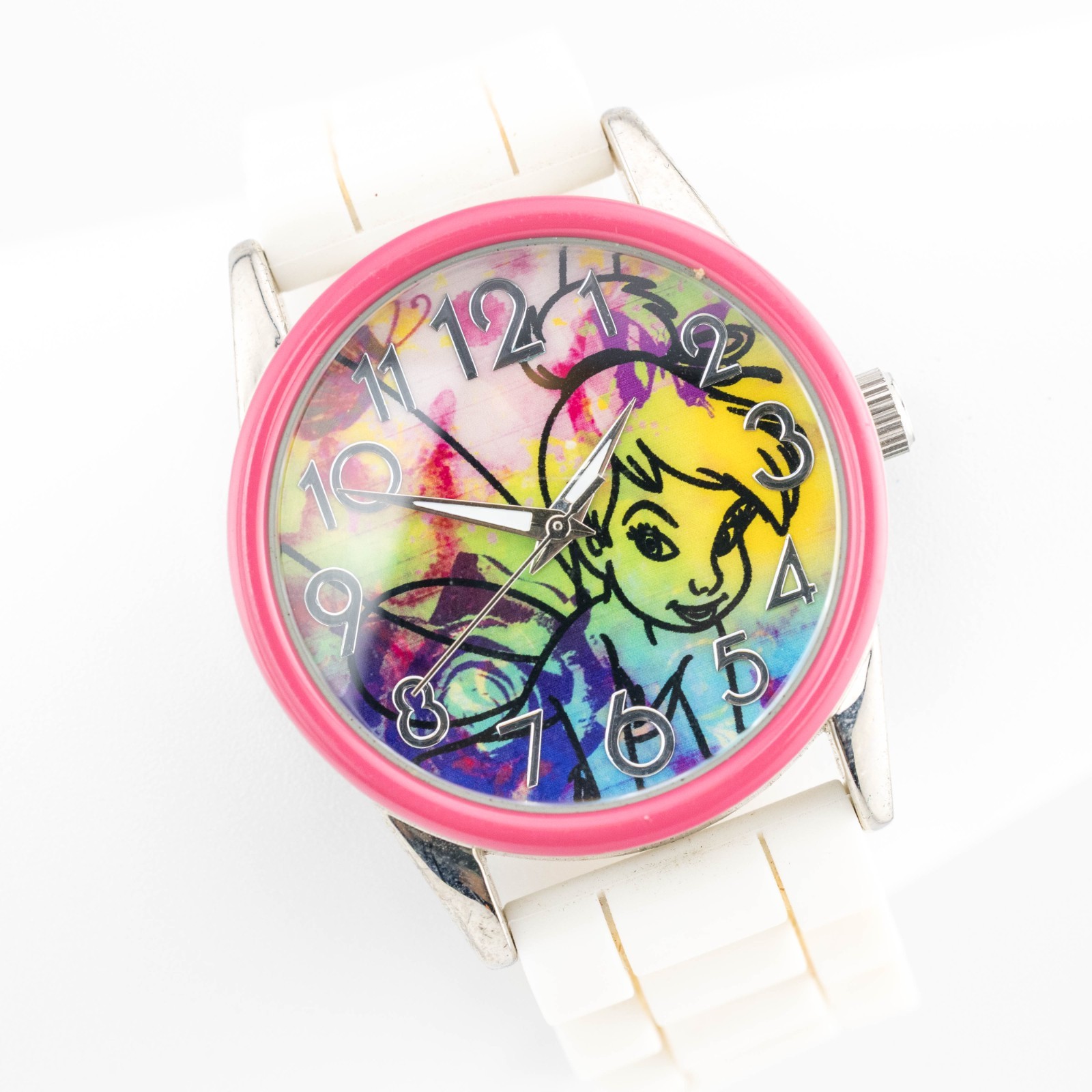 Disney TNK619 Tinker Bell Quartz Analog Girls Watch New Battery