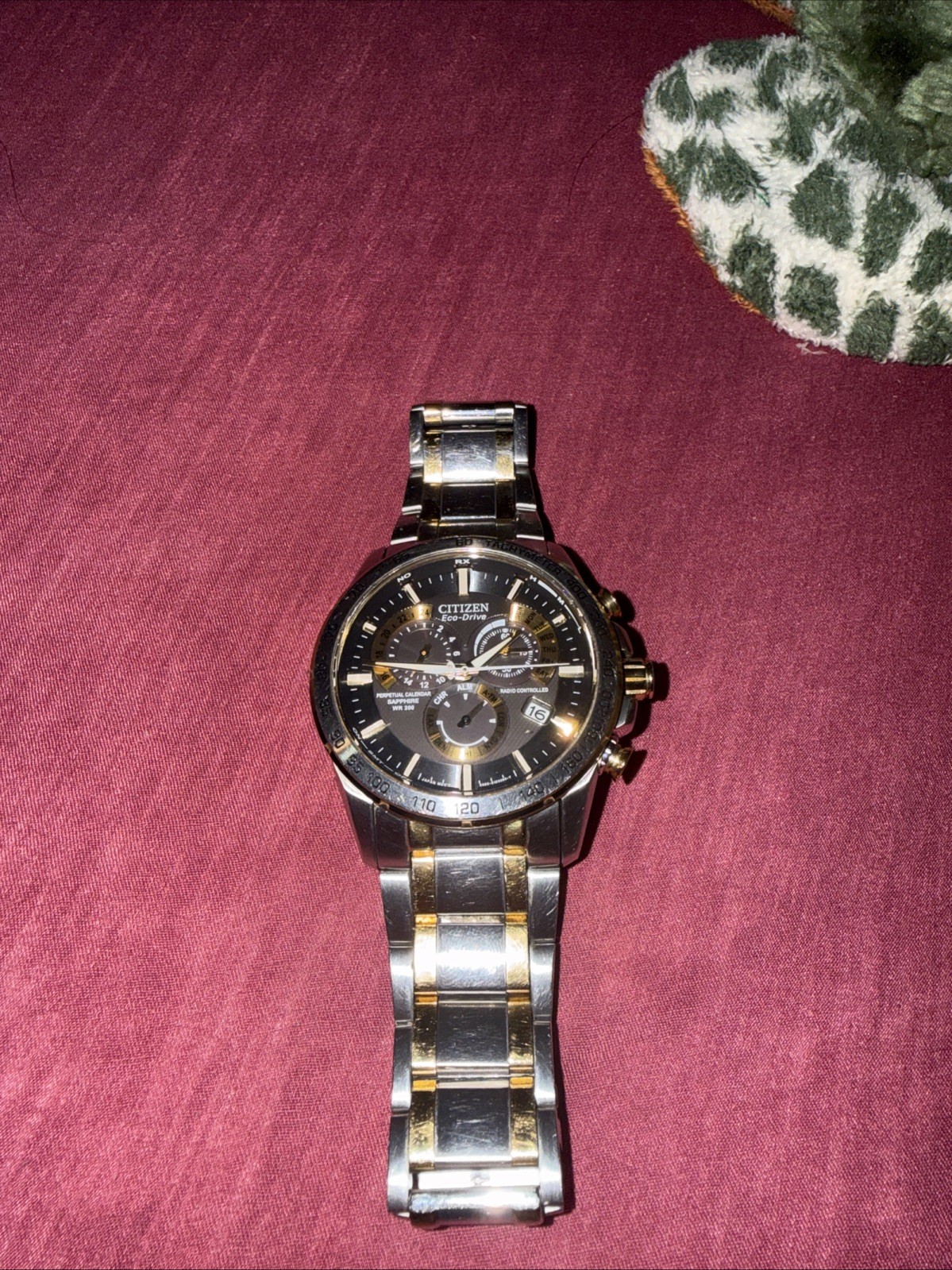 Citizen Eco-Drive E650-S075157 Two Tone Wrist Watch for Men (no Box + 2 Links)