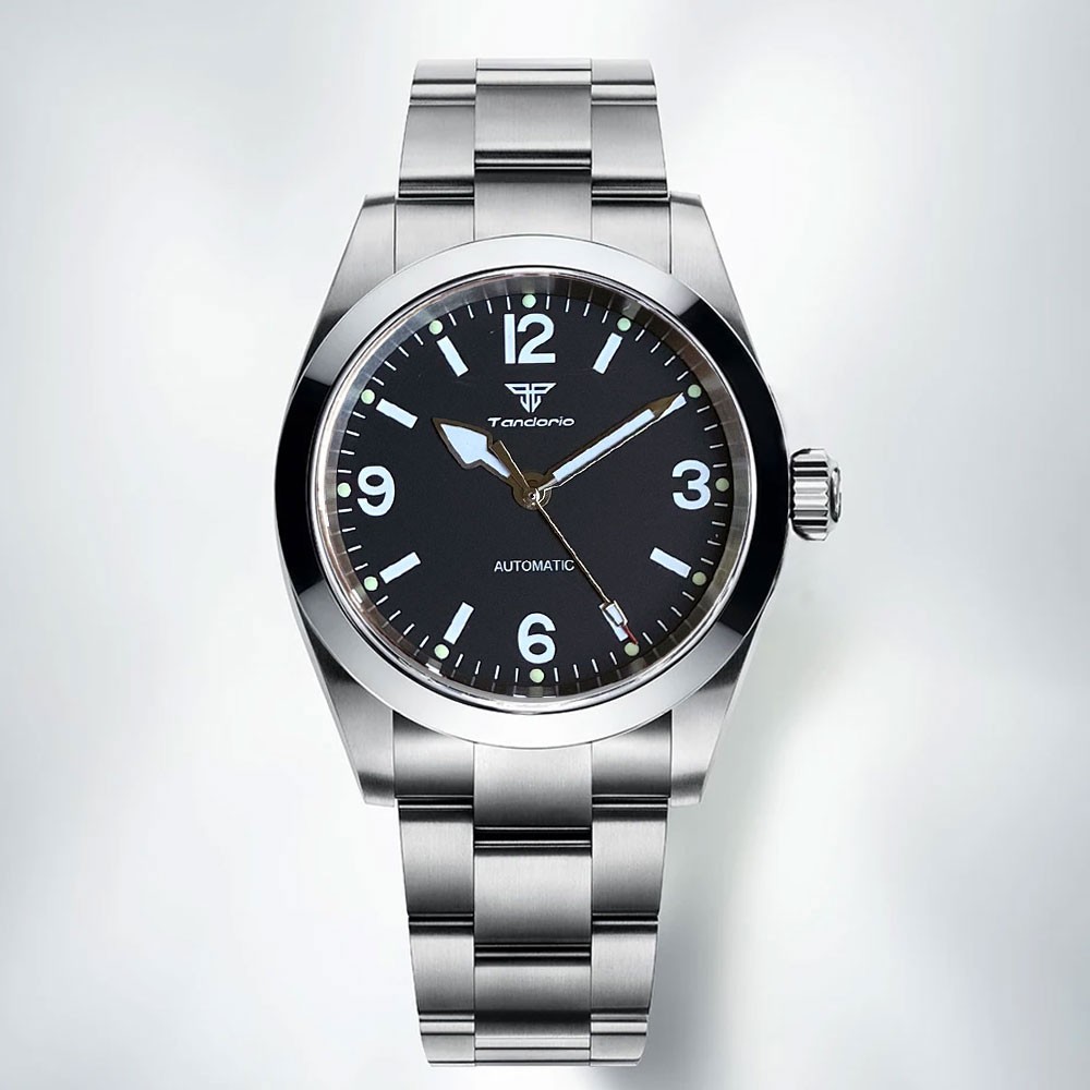 Tandorio 36mm/39mm Automatic Men Watch Glide Clasp NH35/Miyota 8215/2824 Movt