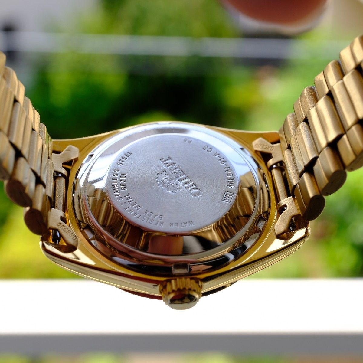 ORIENT President FEV03002WY Automatic Men’s Day-Date Watch Rare